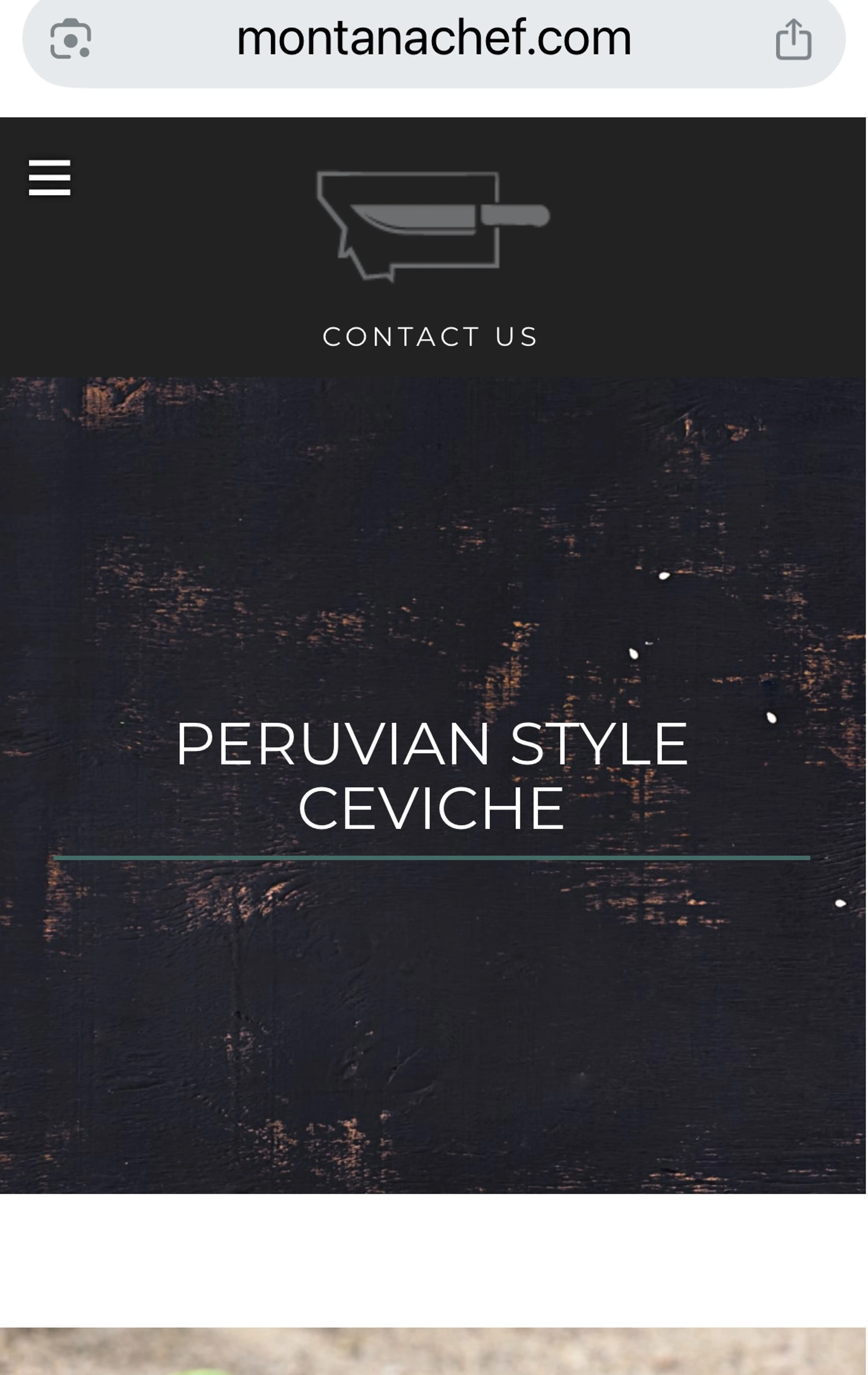 Peruvian Style Ceviche