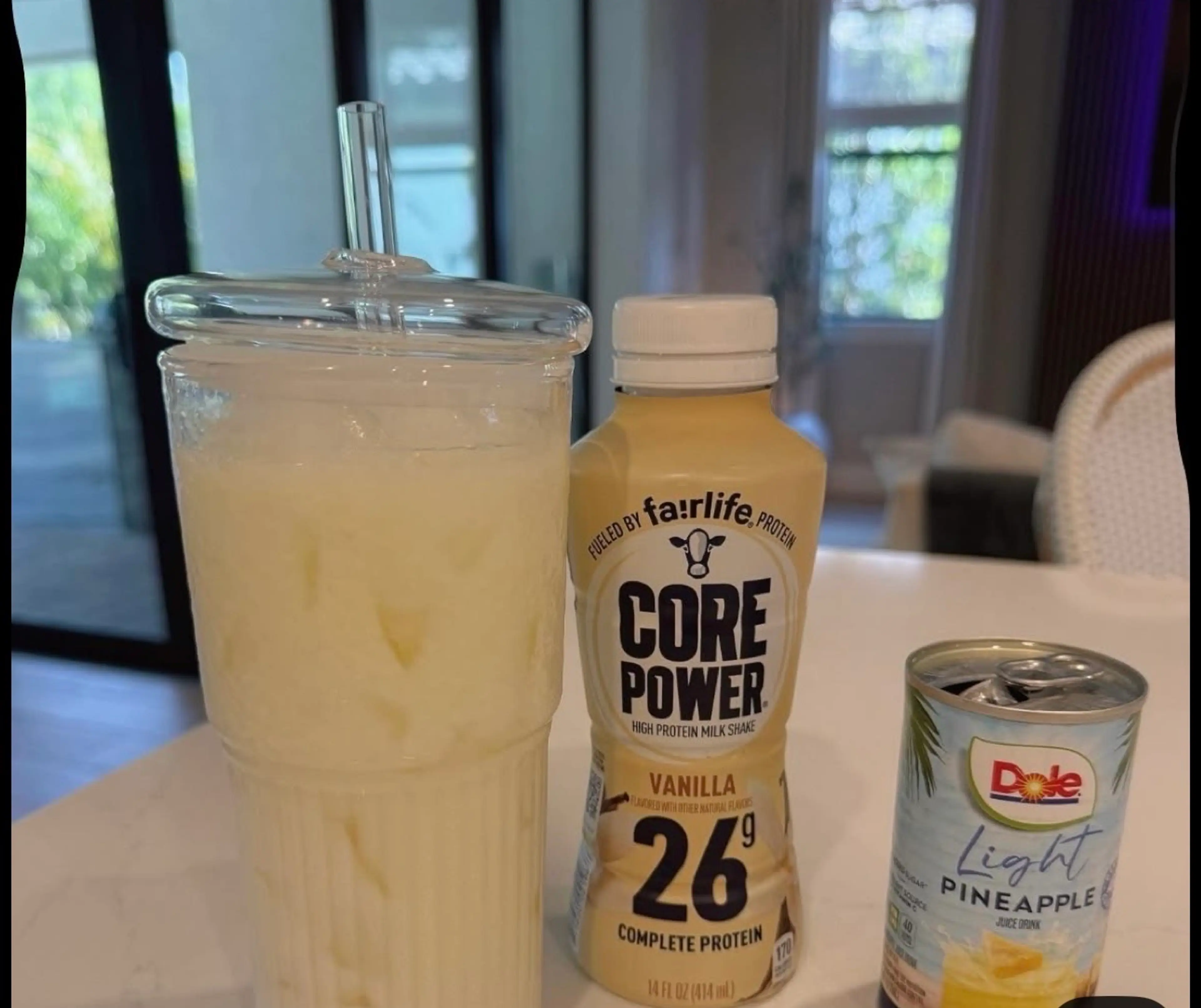 Pina Colada Protein Shake