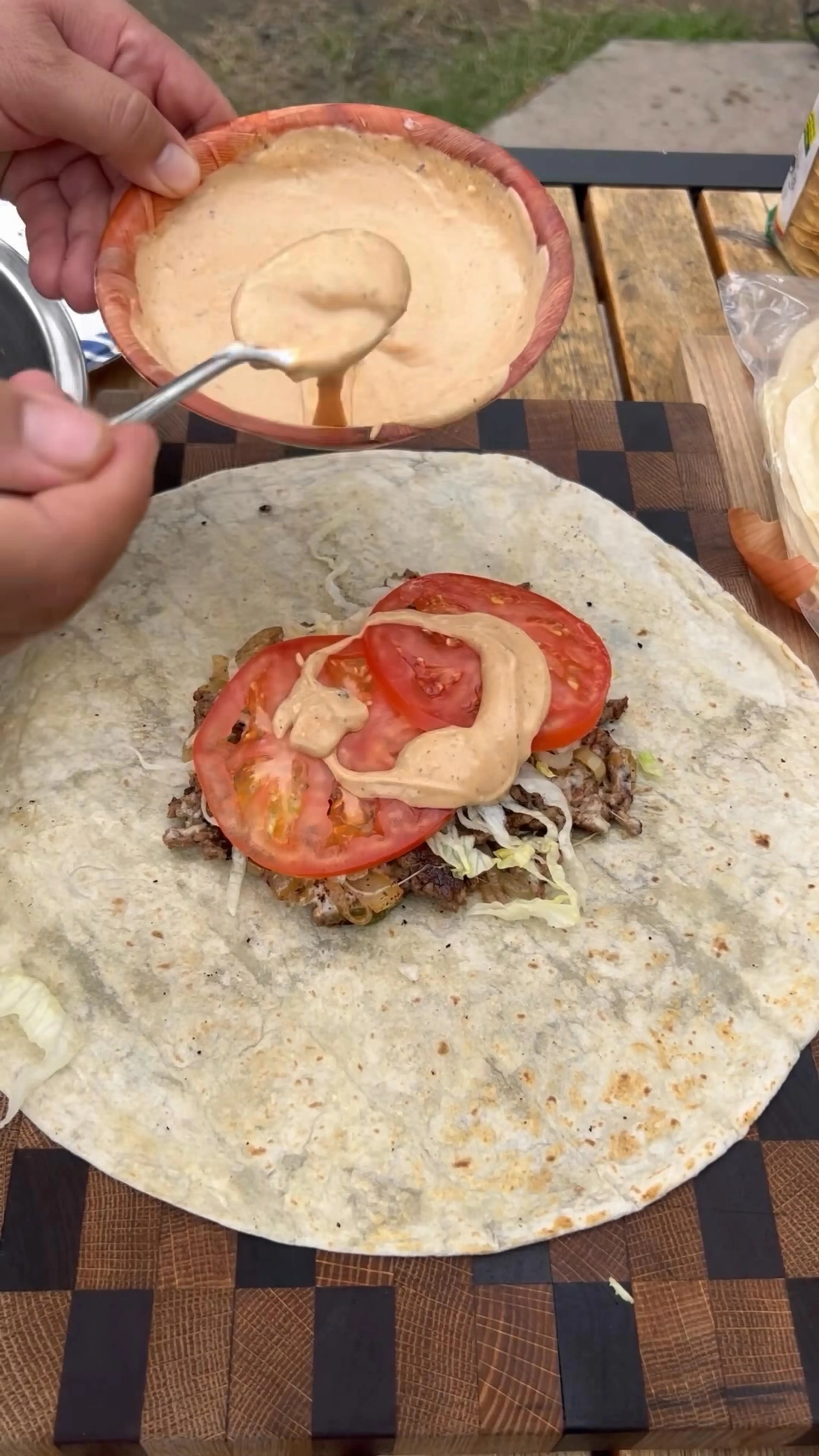 Chopped Cheese Crunchwraps