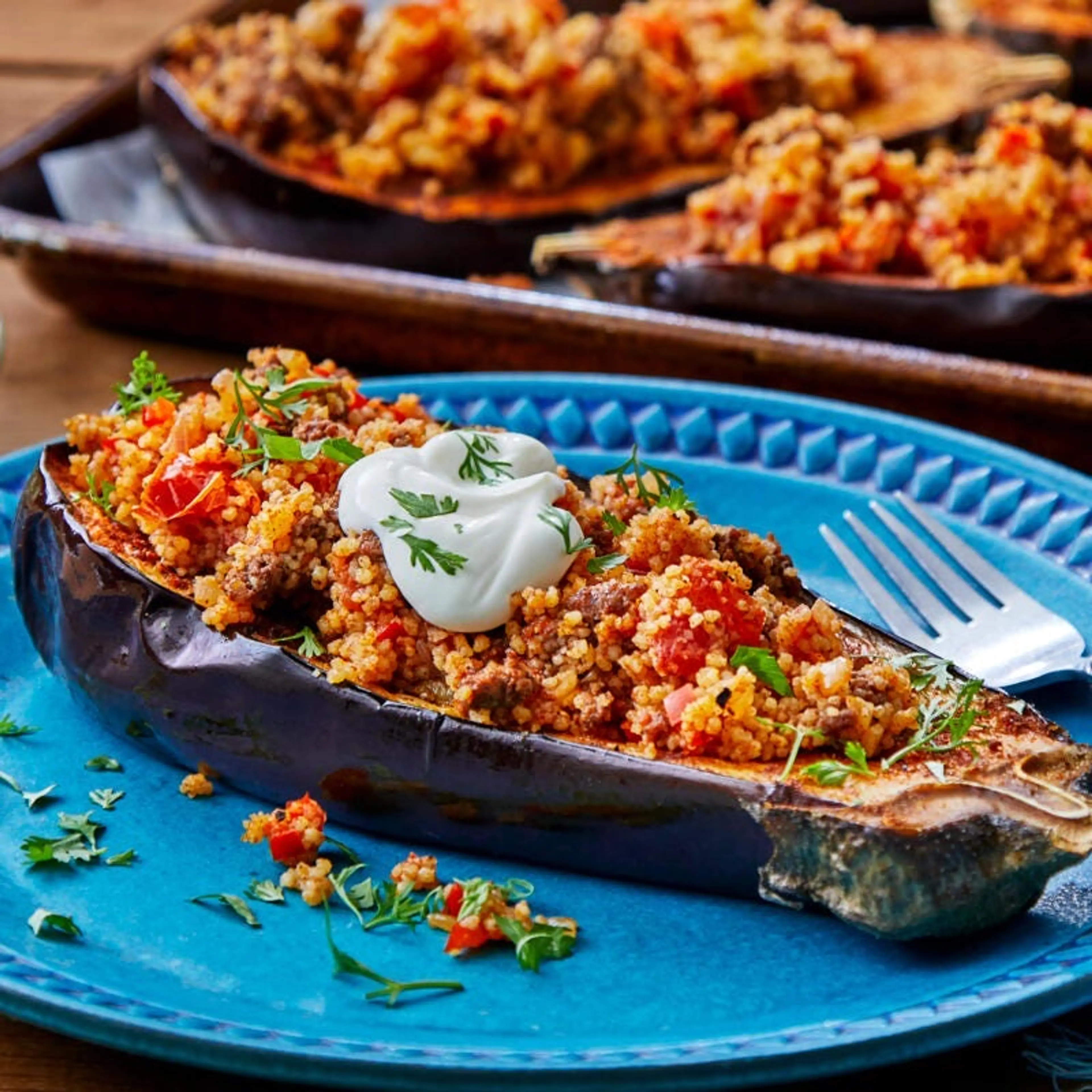 Stuffed Eggplant
