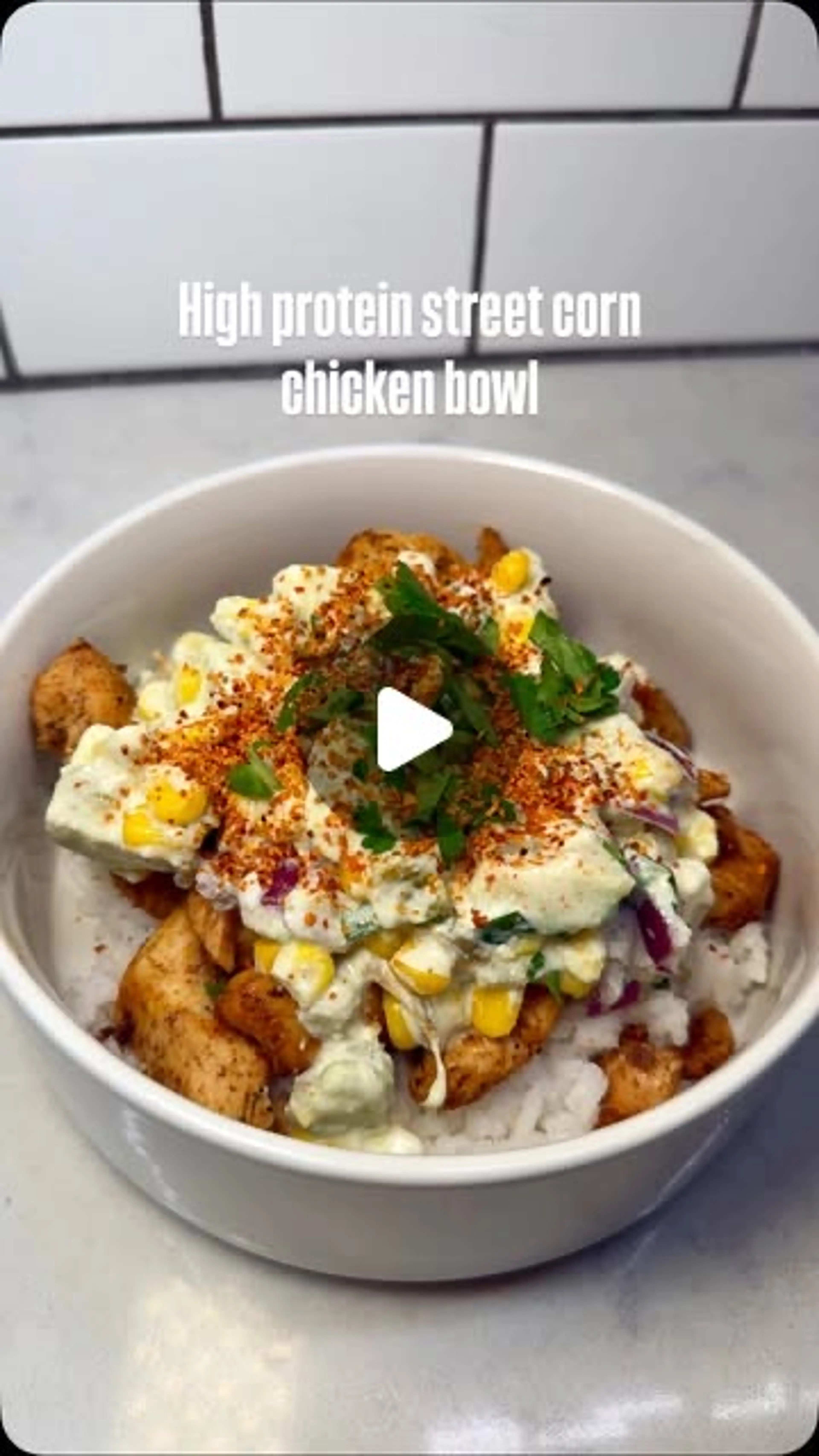 Gear Up Bc My Take on the Viral High Protein Street Corn Chi