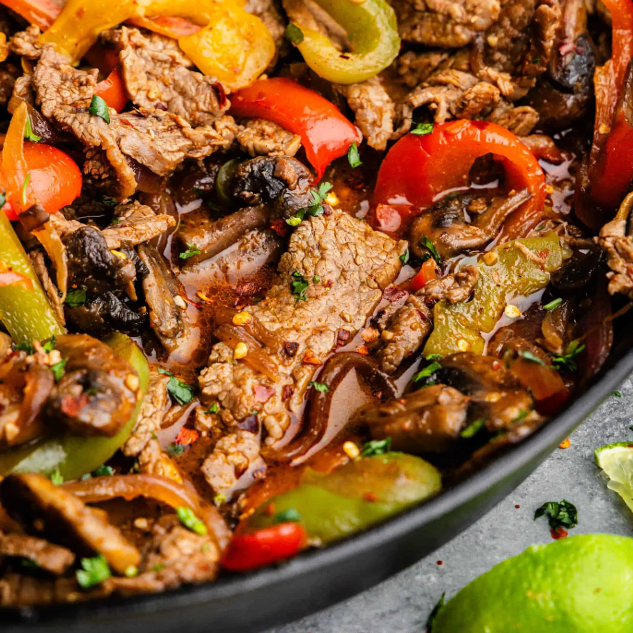 20 Minute Steak Fajitas