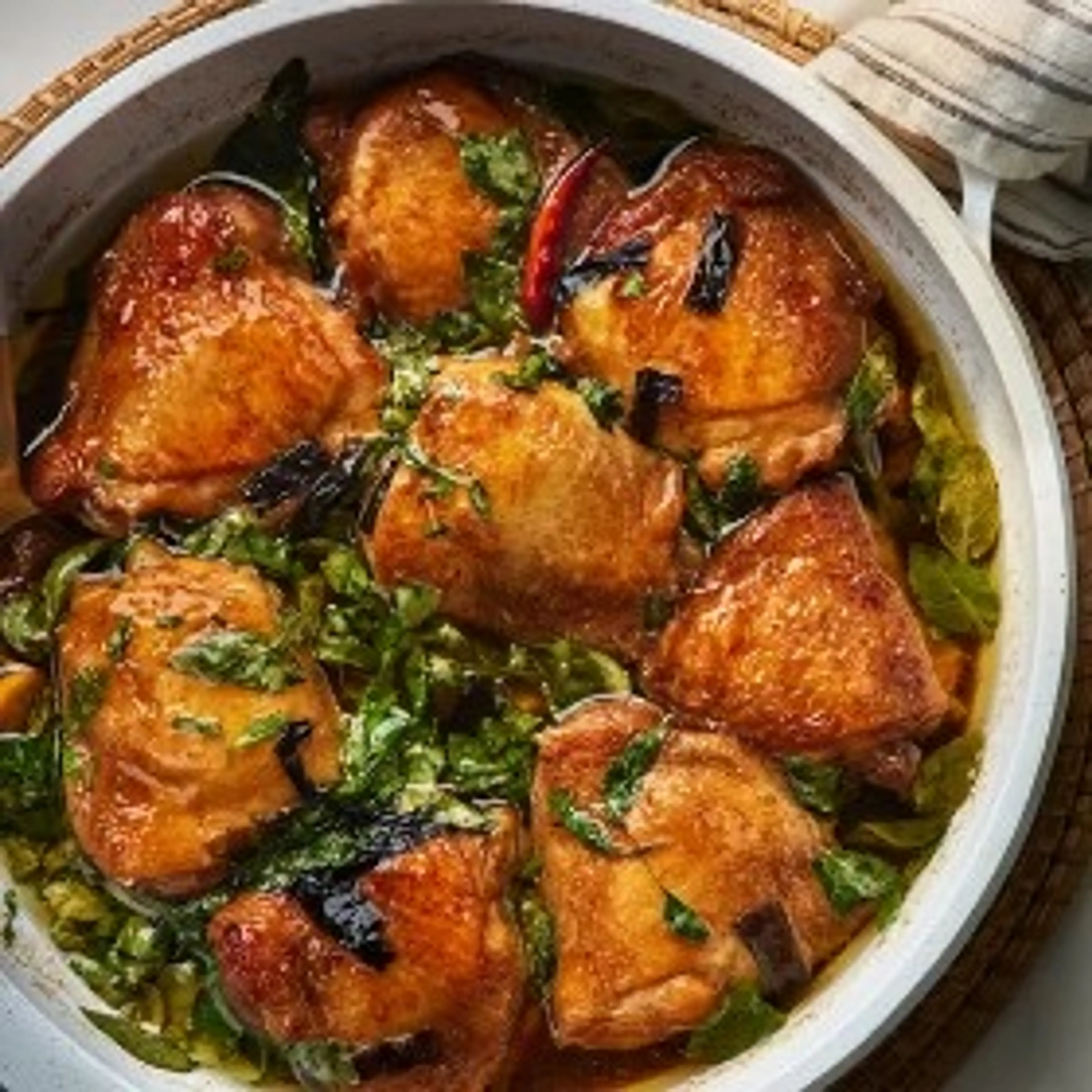 San Bei Ji (Three-Cup Chicken)