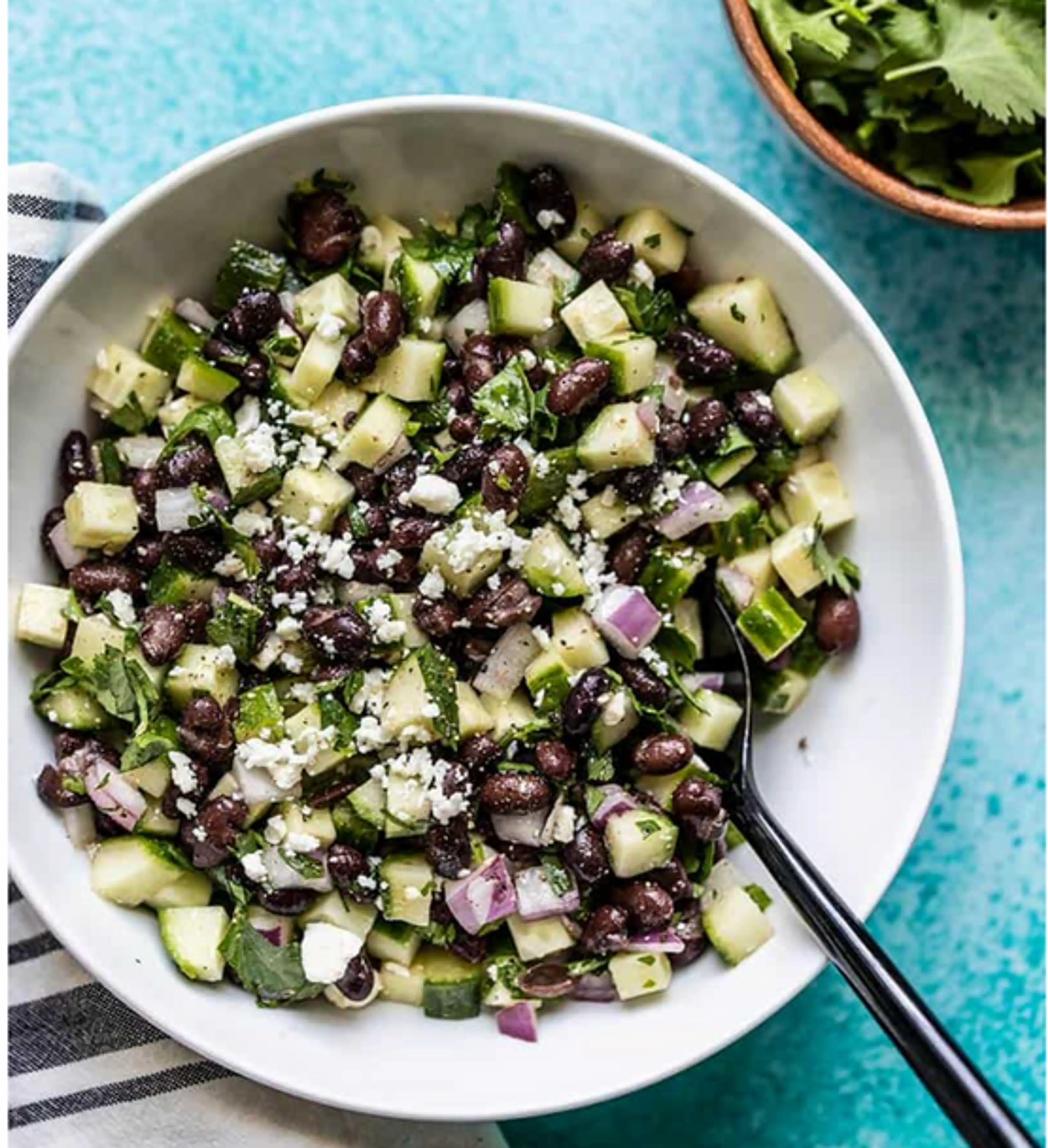 Cucumber and Black Bean Salad