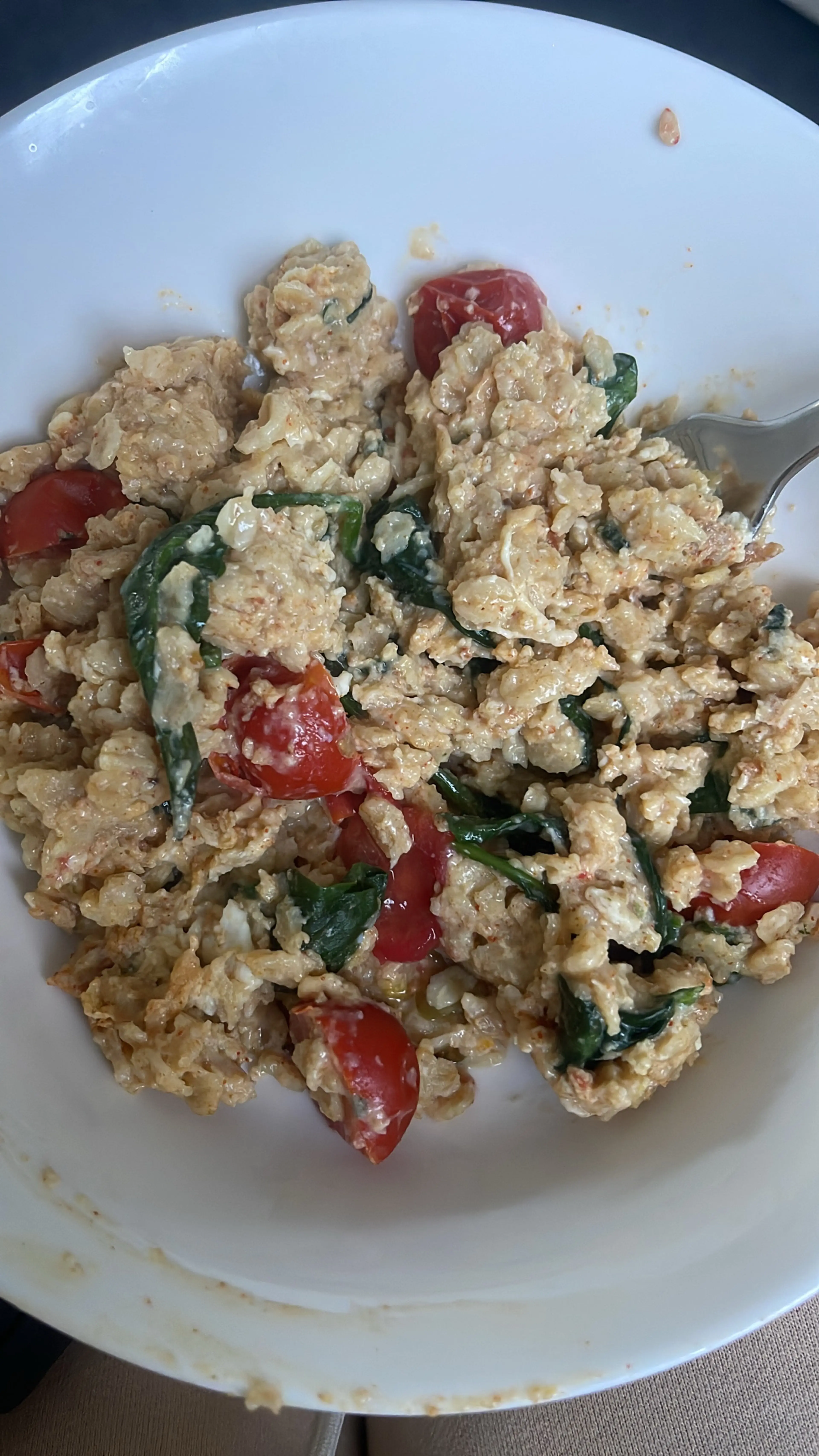 Savoury Oats with Eggs