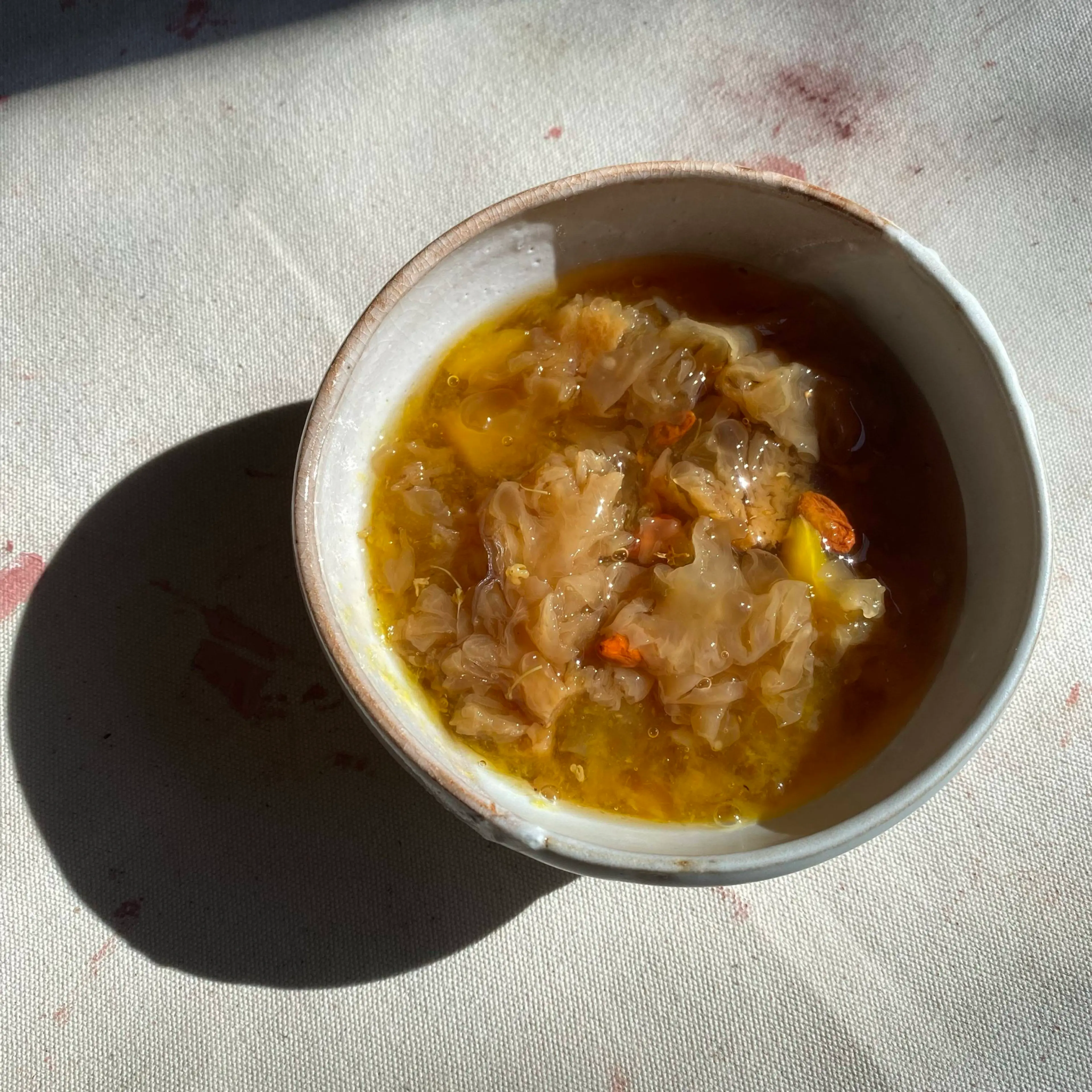 Snow Fungus And Pear Stew