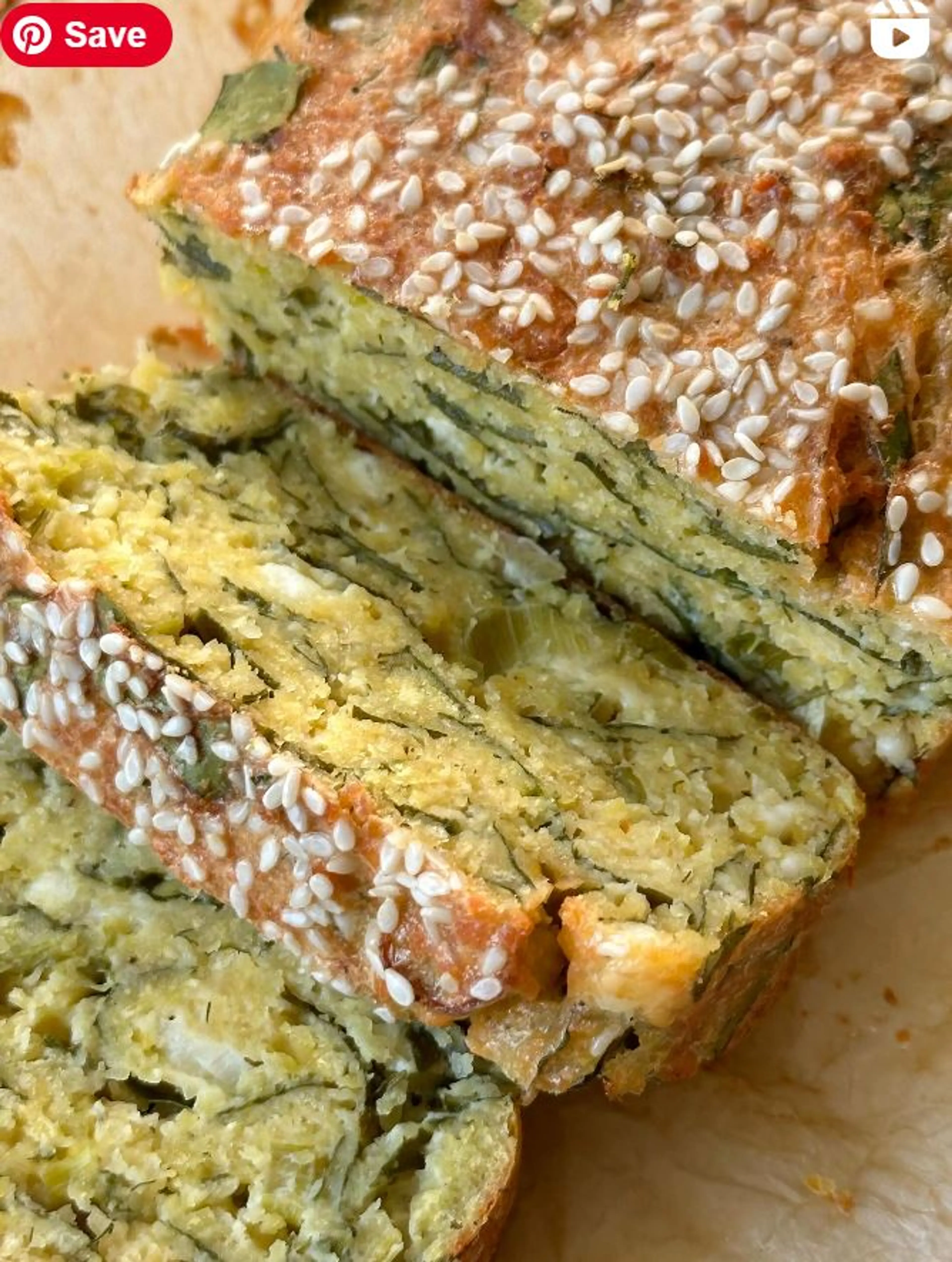 Spinach and Feta Lentil Bread