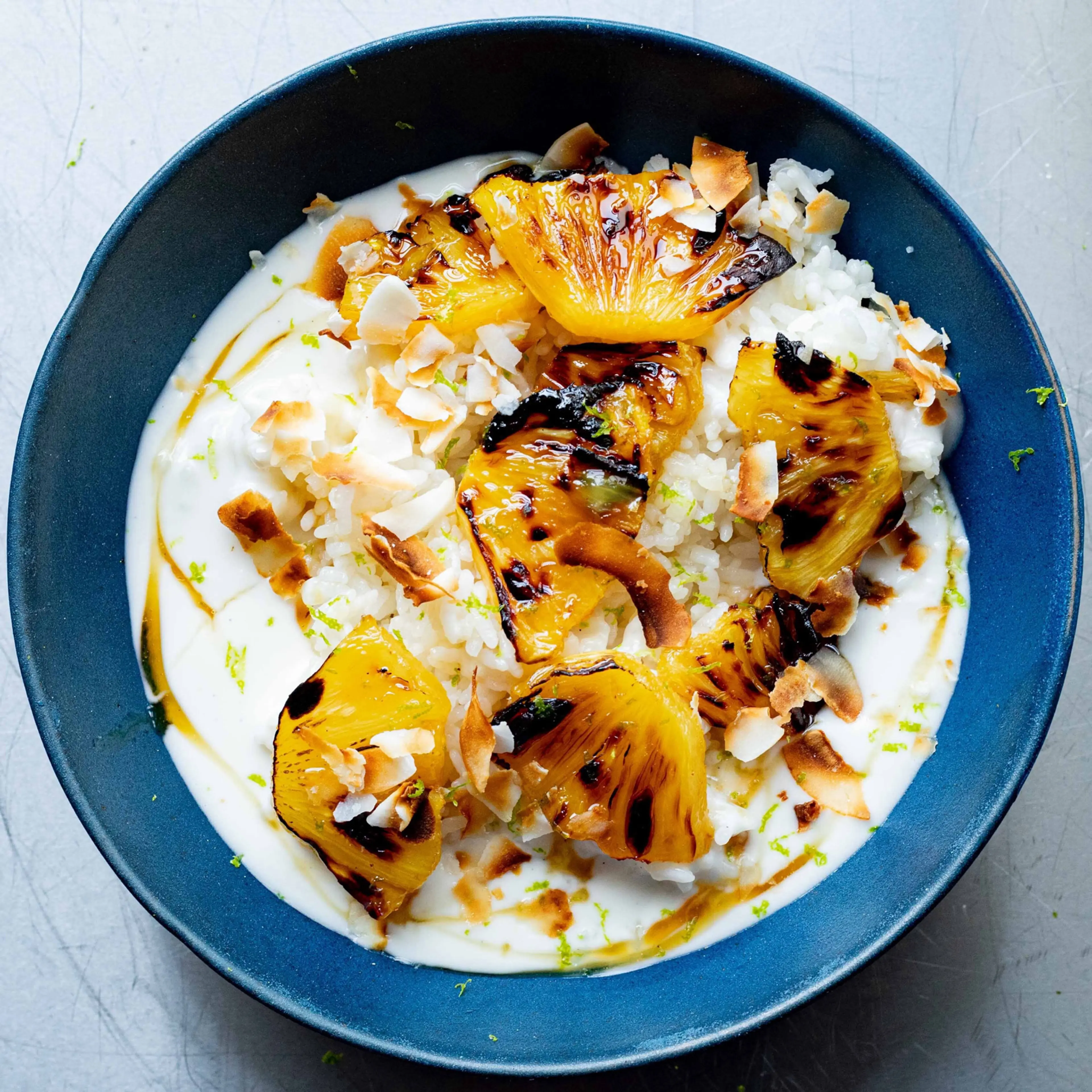 Piña Colada Rice Pudding