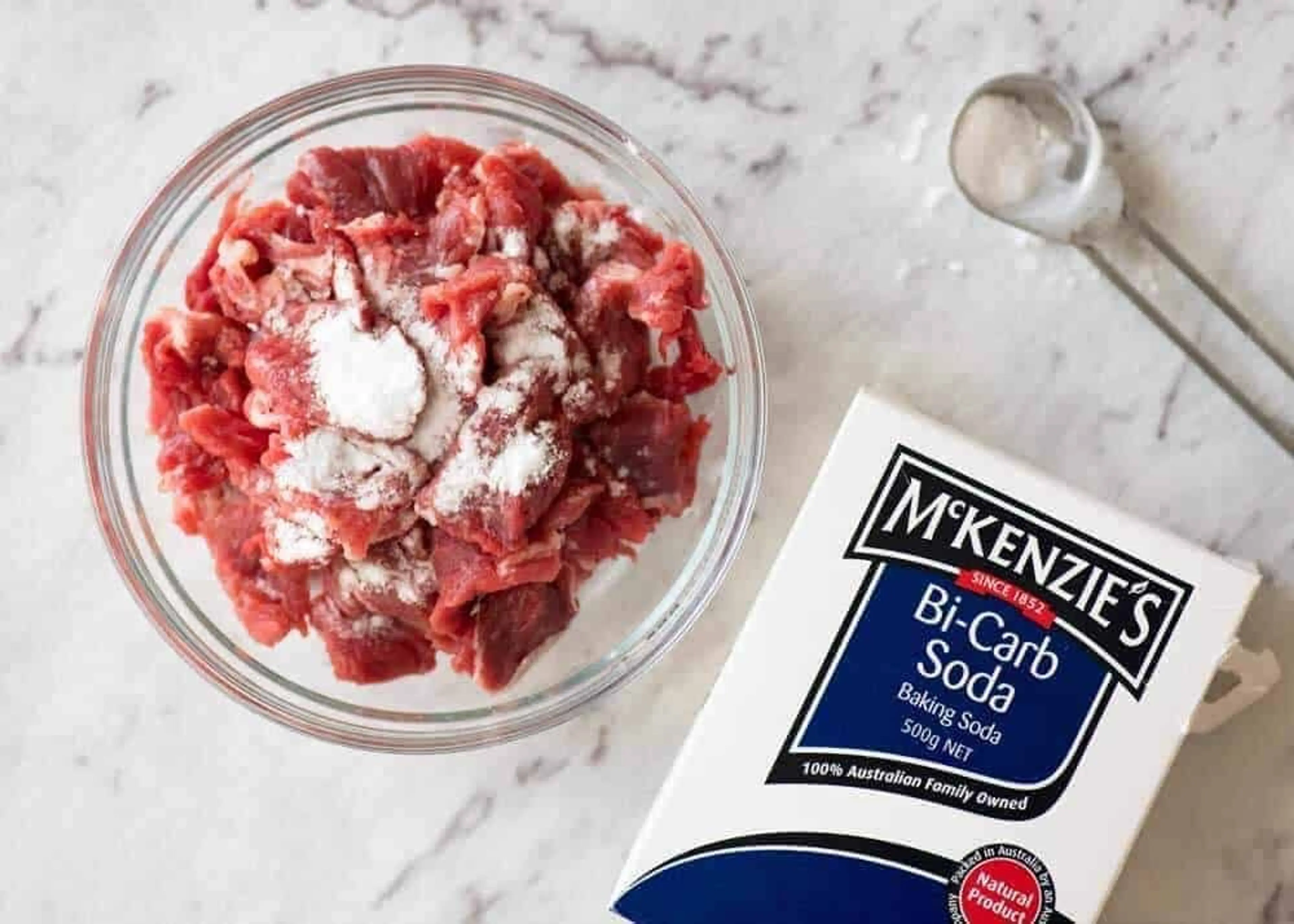How to tenderise beef (velveting beef)