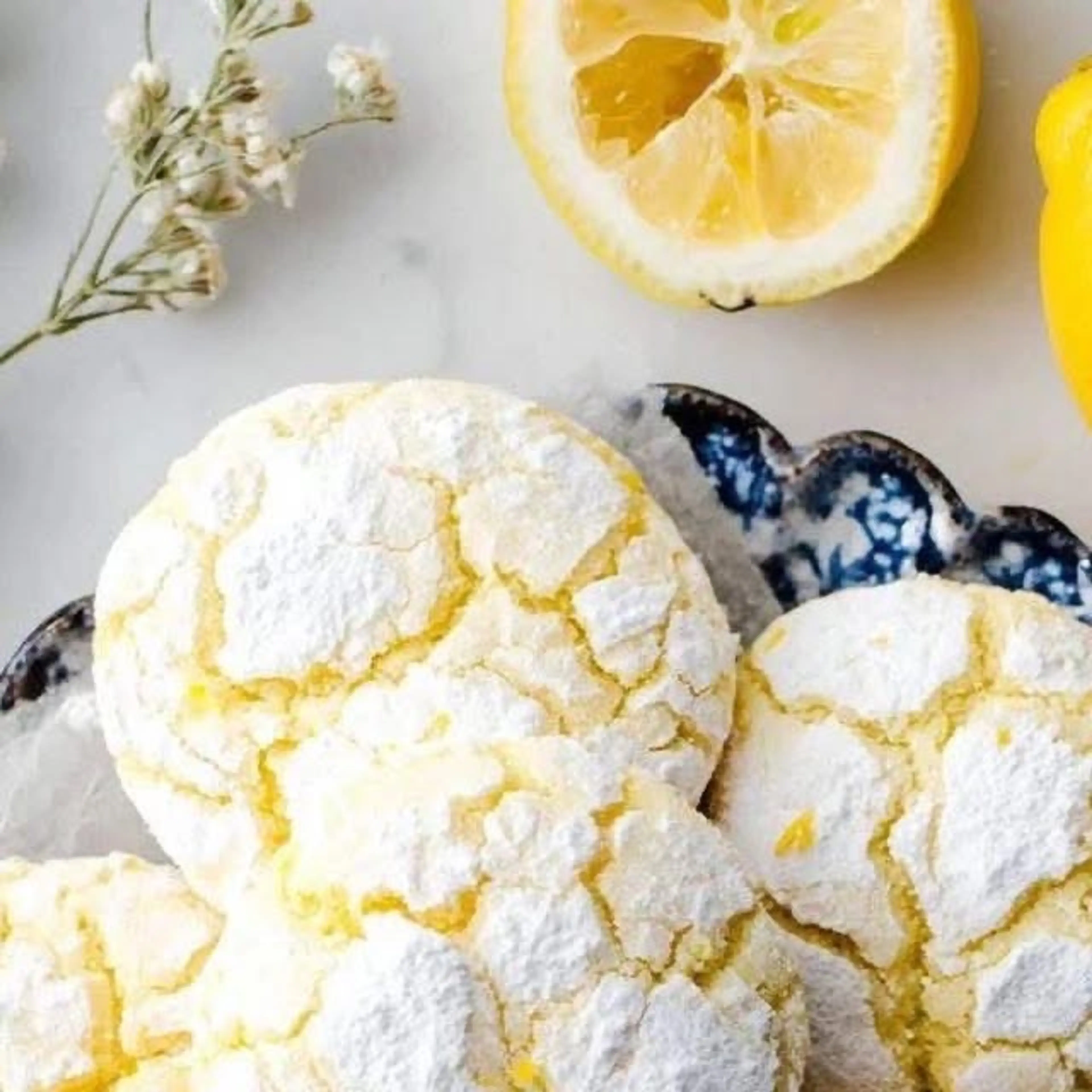 Lemon Crinkle Cookies