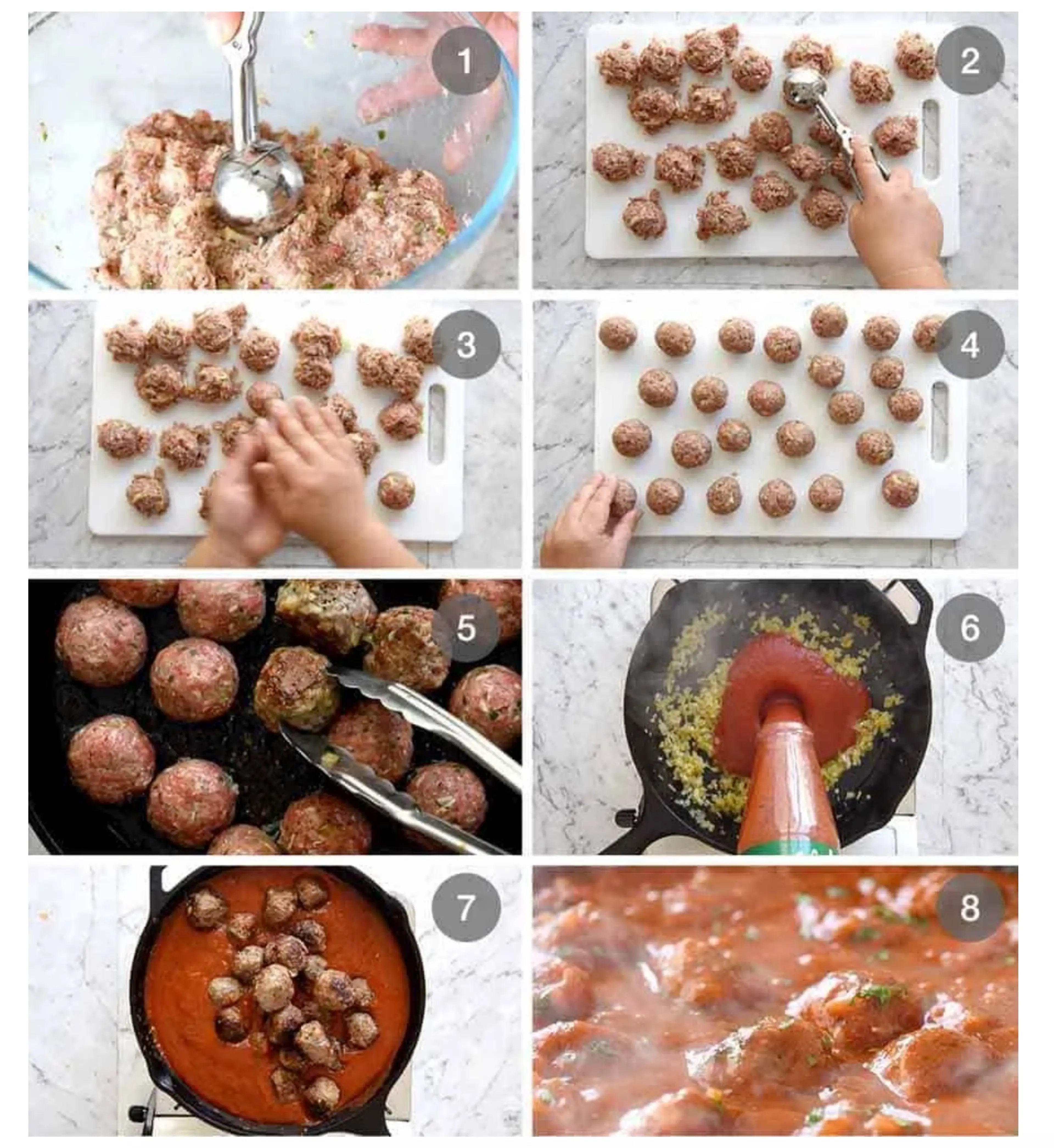 Beef Meatballs in Rich Tomato Sauce