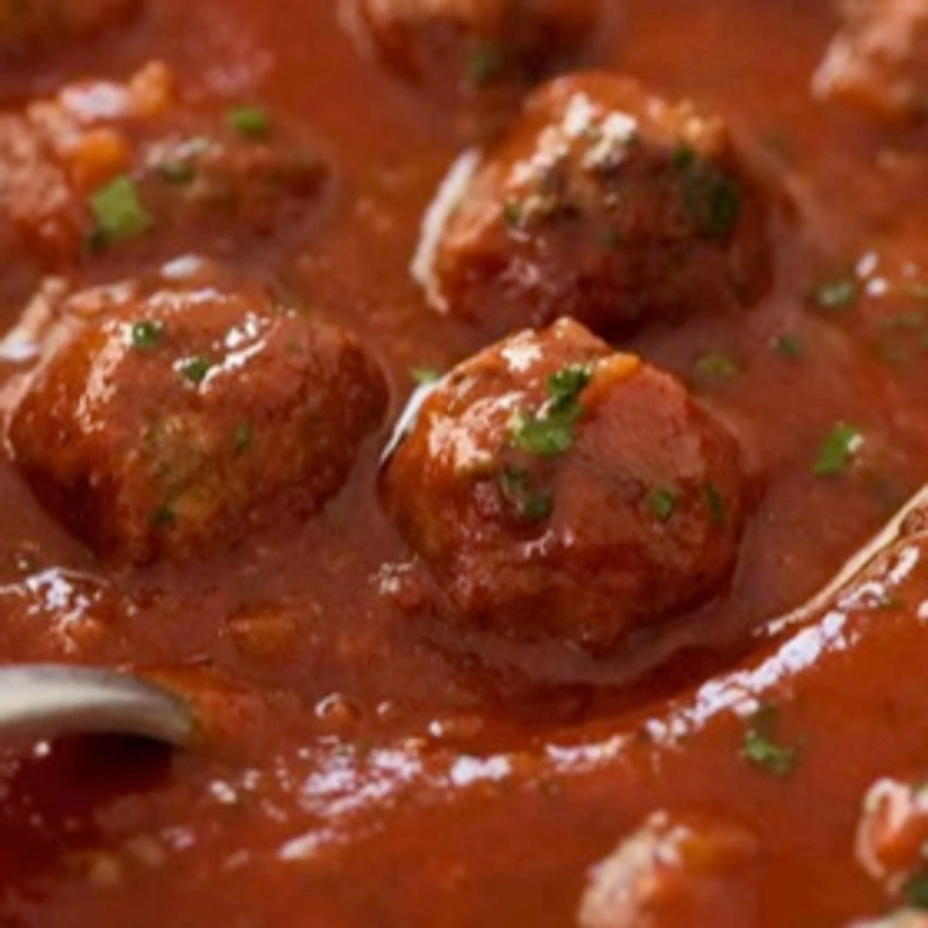 Beef Meatballs in Rich Tomato Sauce