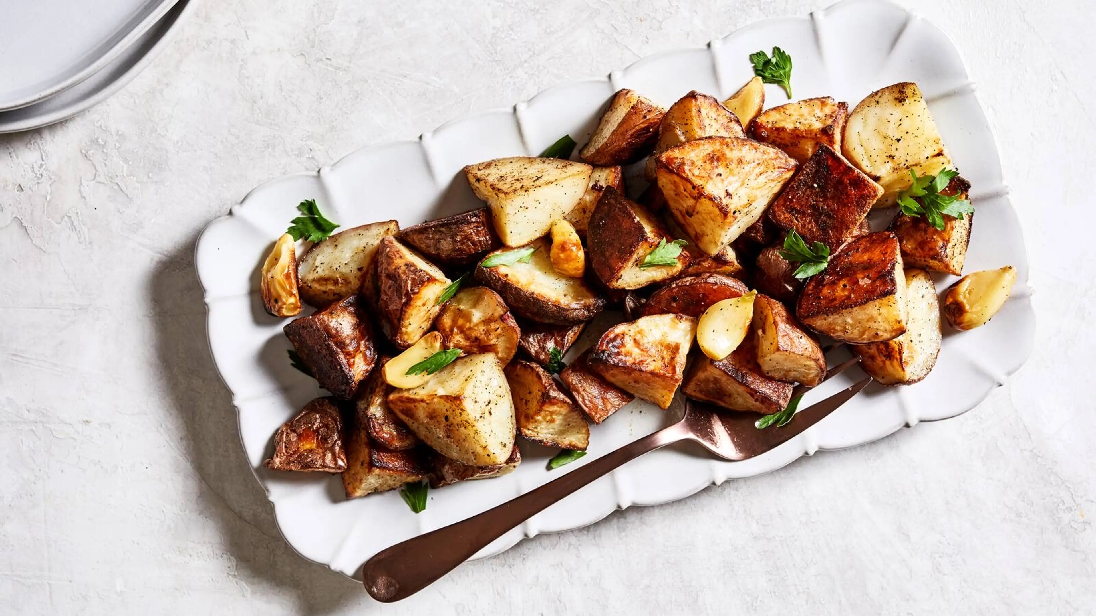 Garlic-Roasted Potatoes