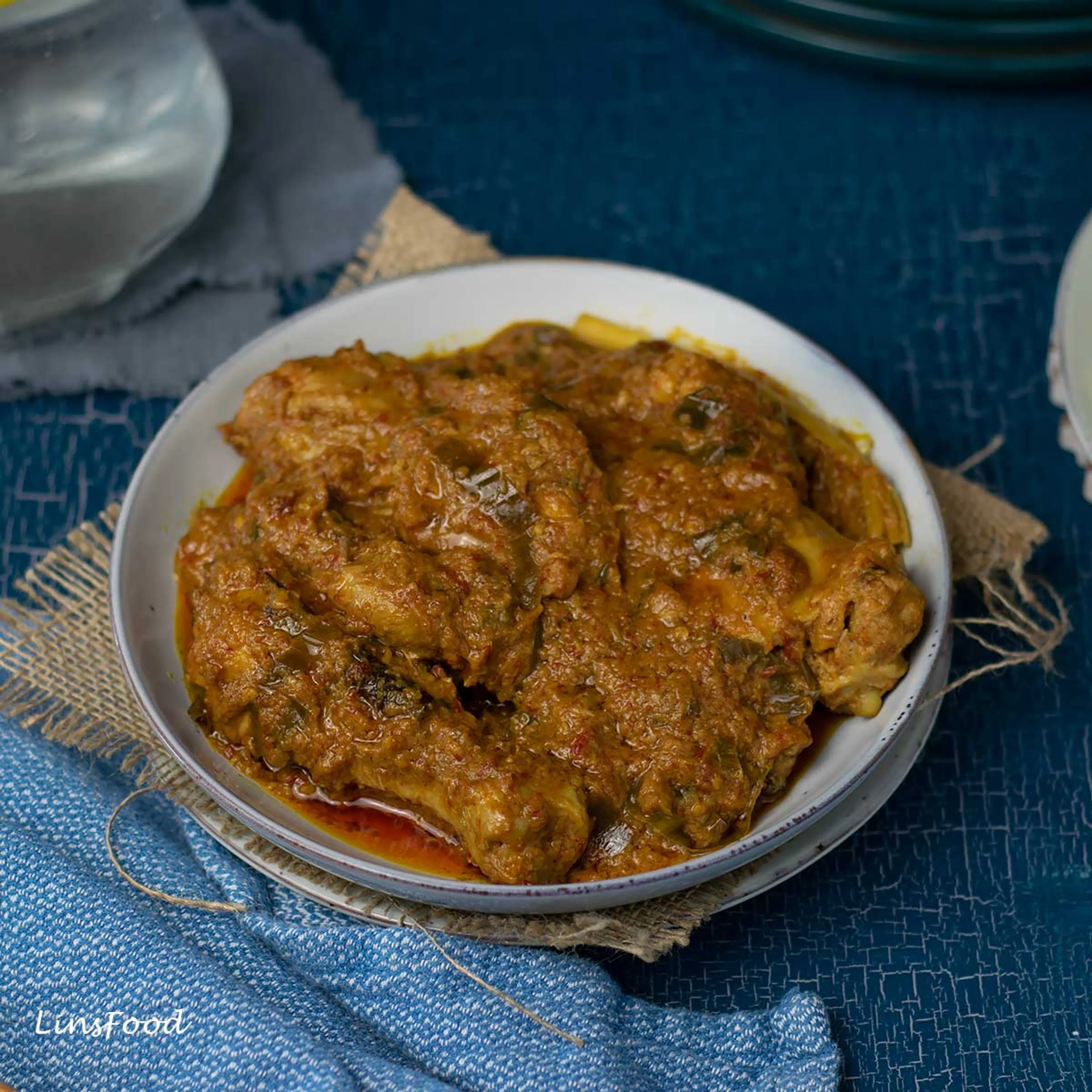 Chicken Rendang Recipe (Resepi Rendang Ayam)