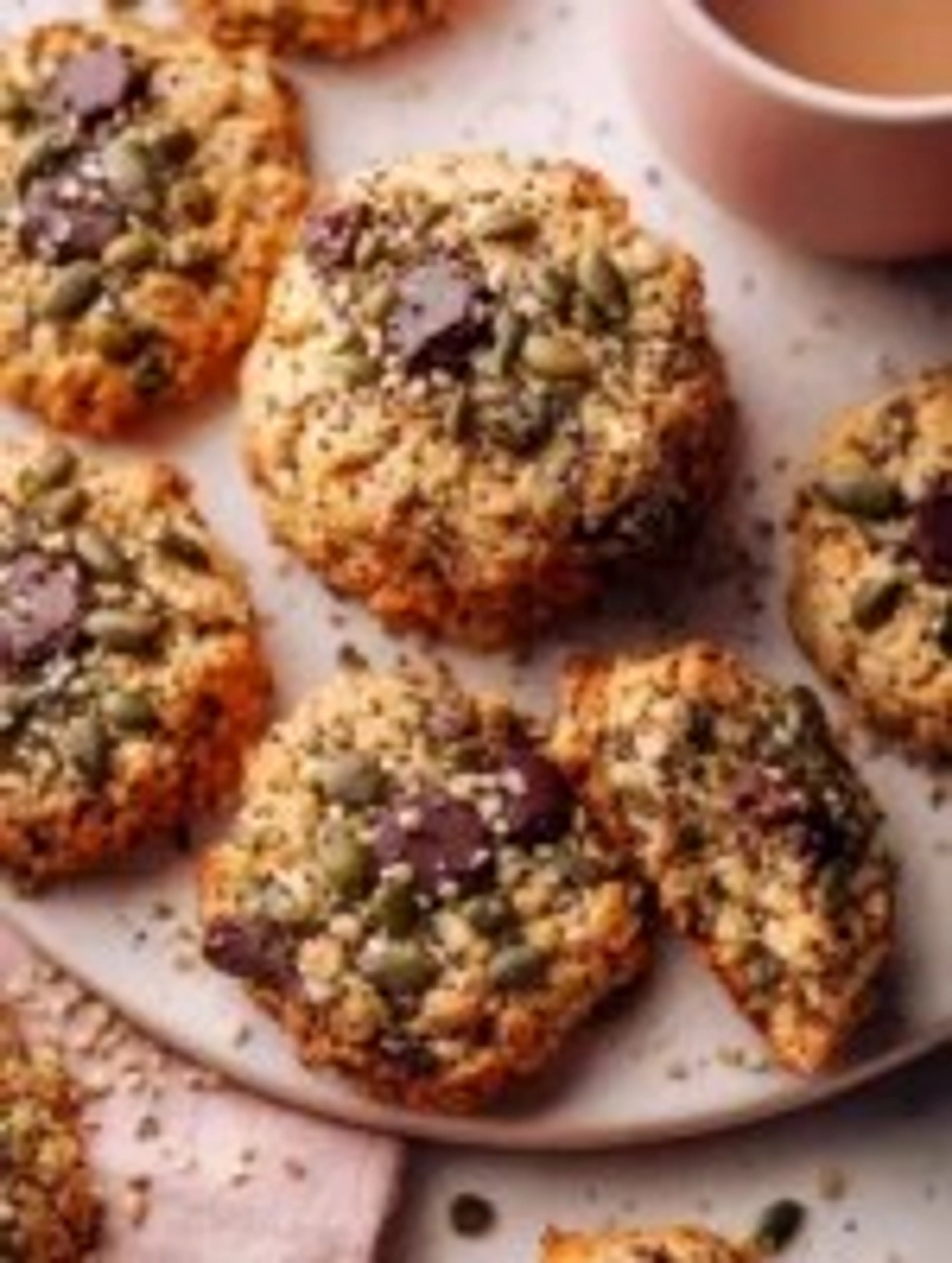 Seedy Quinoa Breakfast Cookies