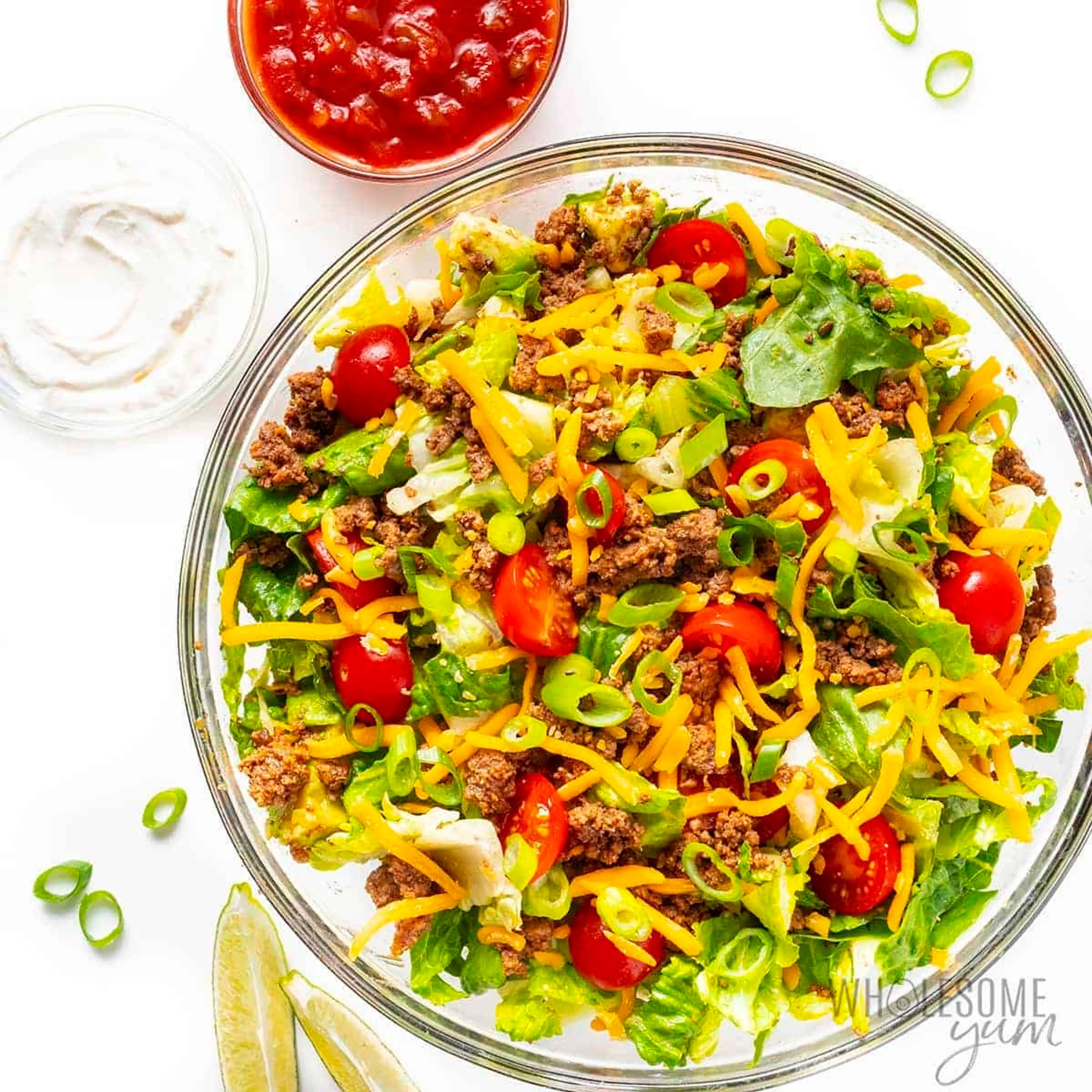 Taco Salad Recipe (Healthy & Easy!)
