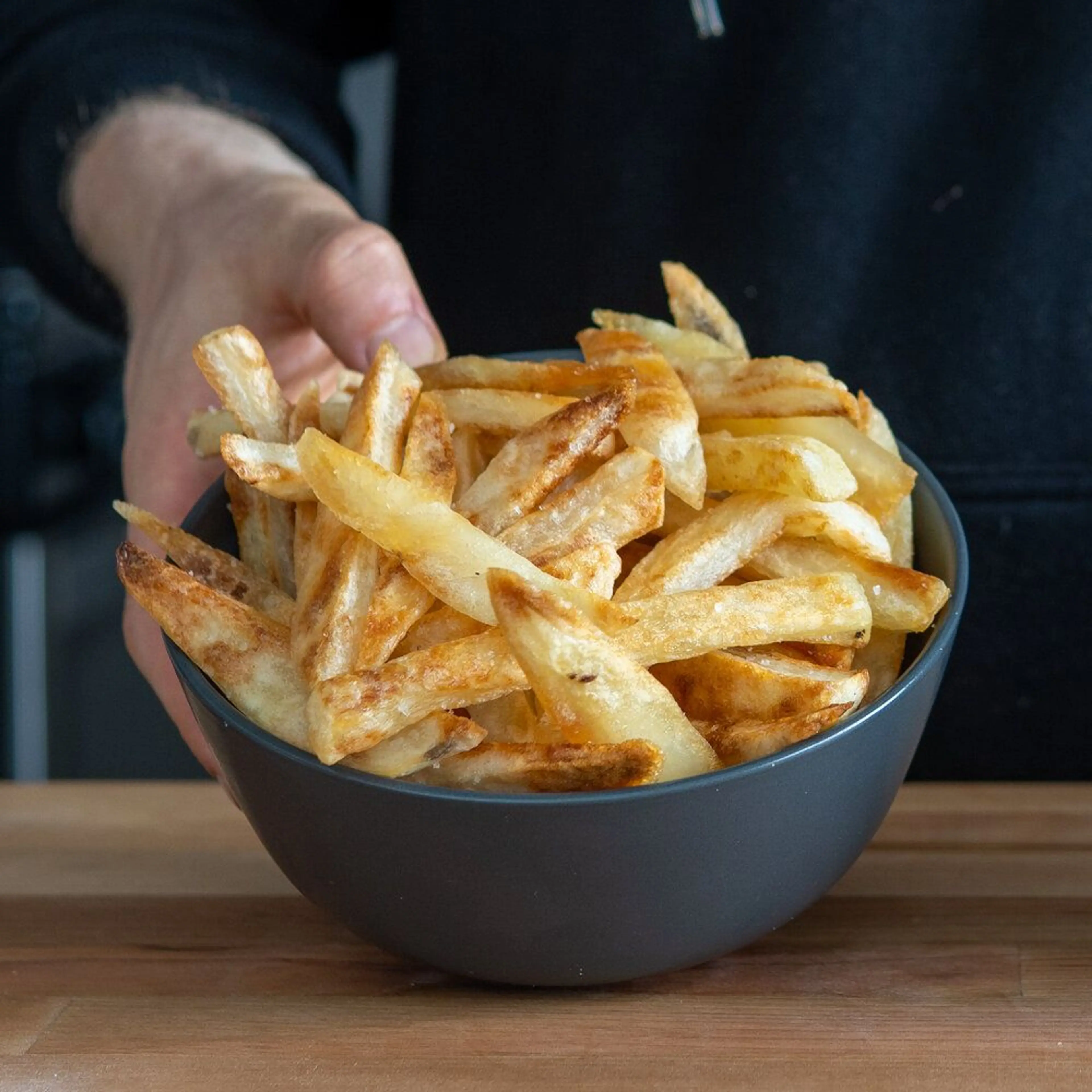 Crispy oven fries