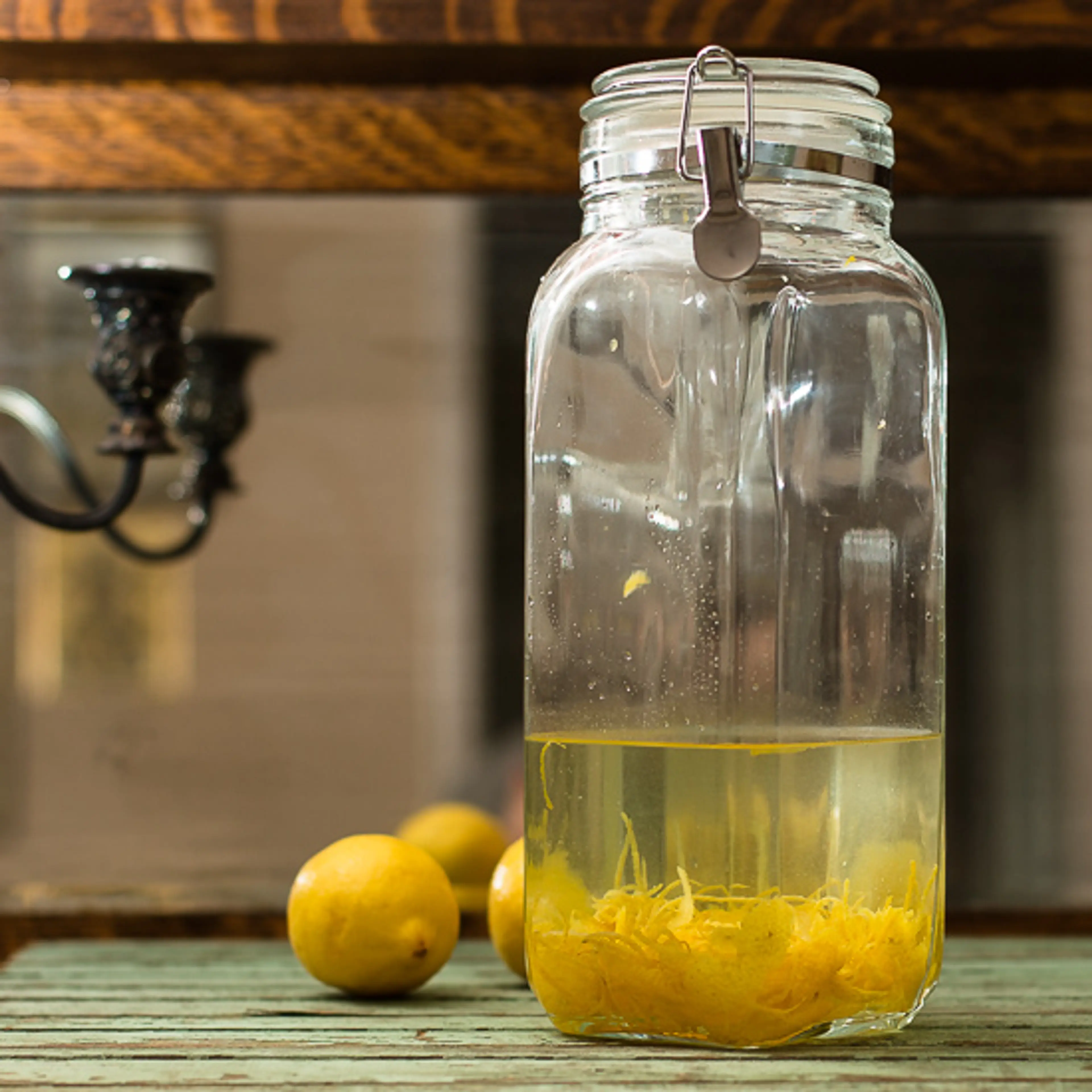 Homemade Limoncello