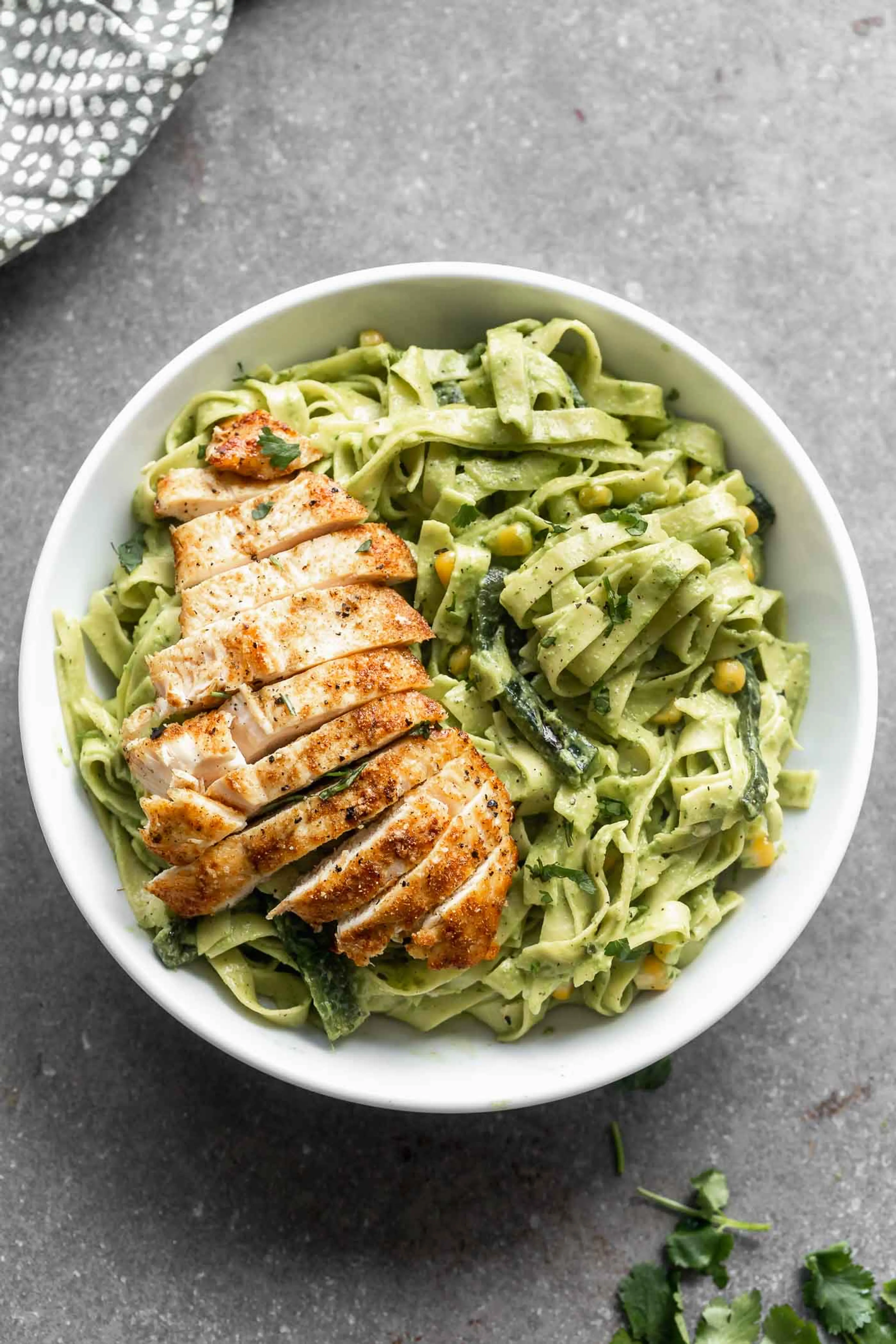 Creamy Roasted Poblano Pasta