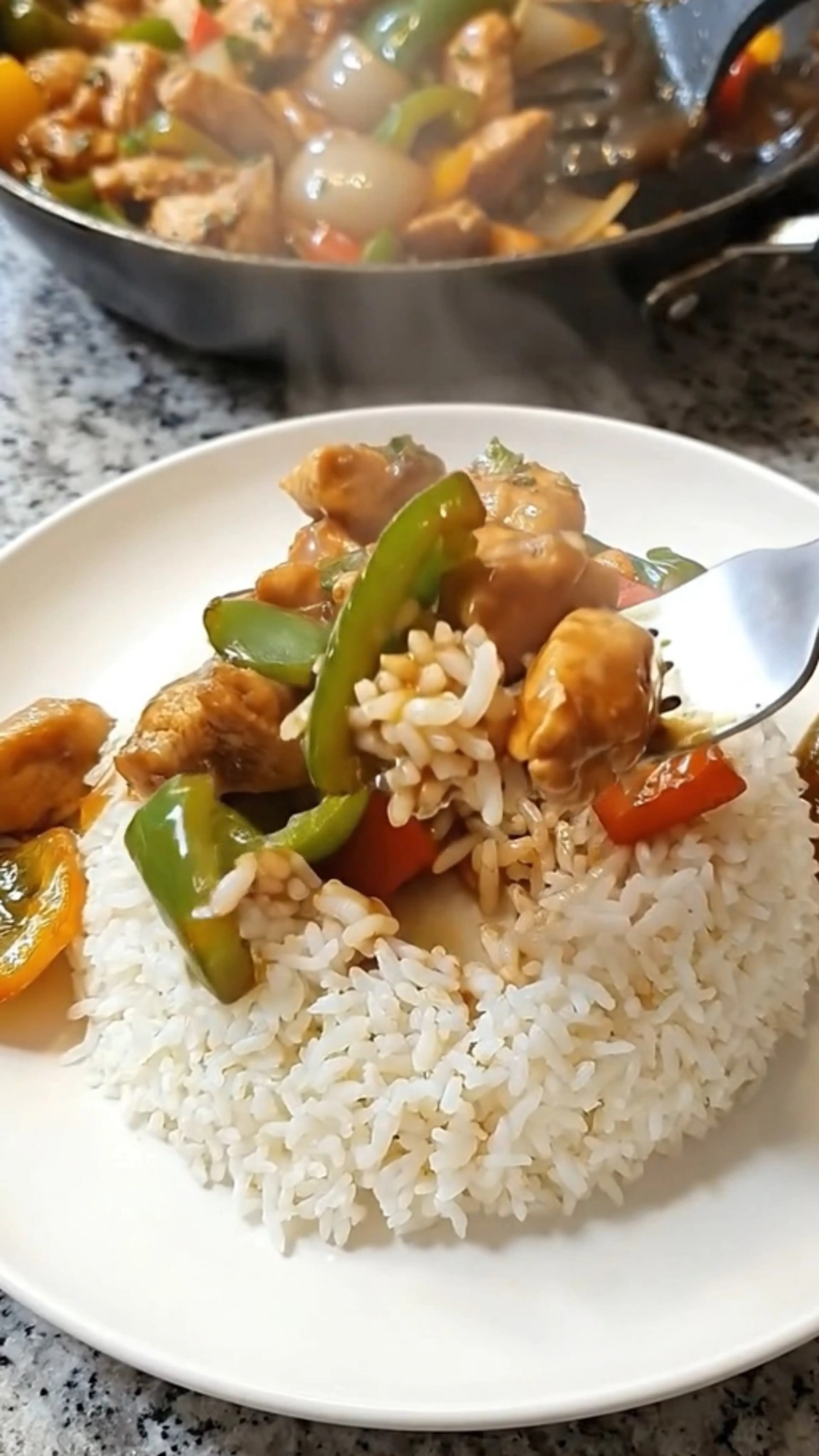 Chicken and Bell Pepper Stir Fry