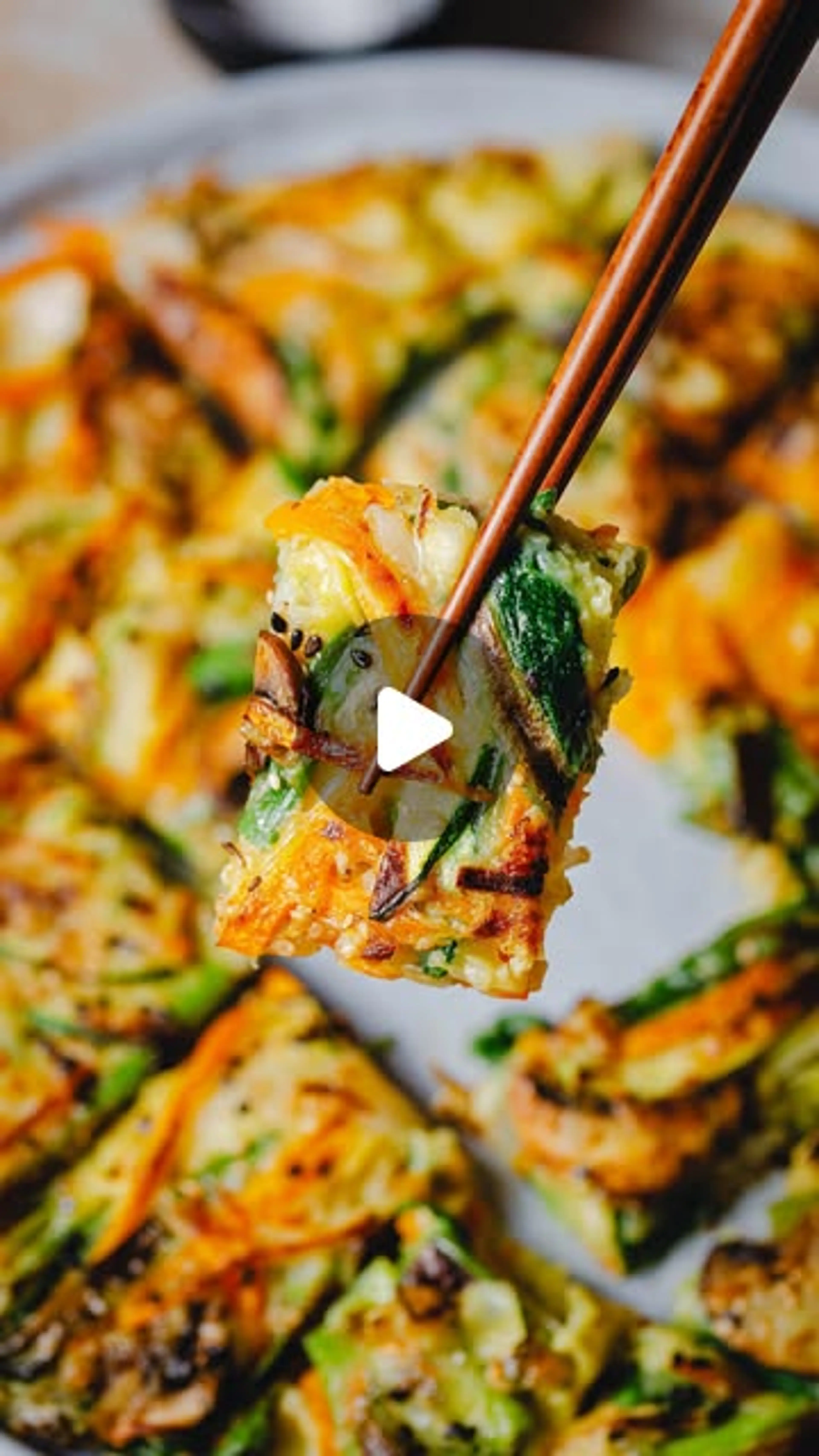 Was Ist Besser Als Ein Riesiger Haufen Gemüse in Pfannkuchen