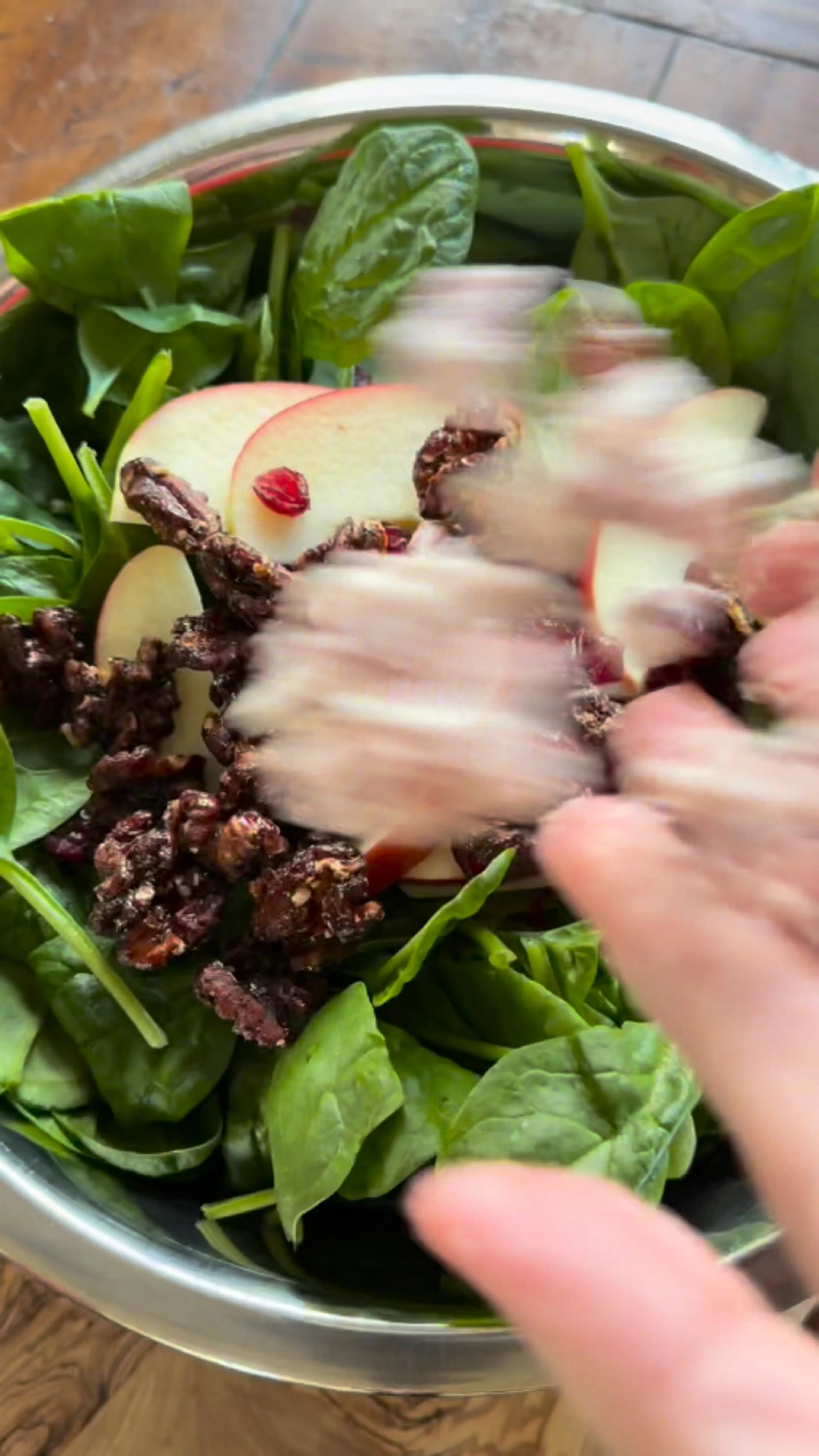 Christmas Spinach Salad