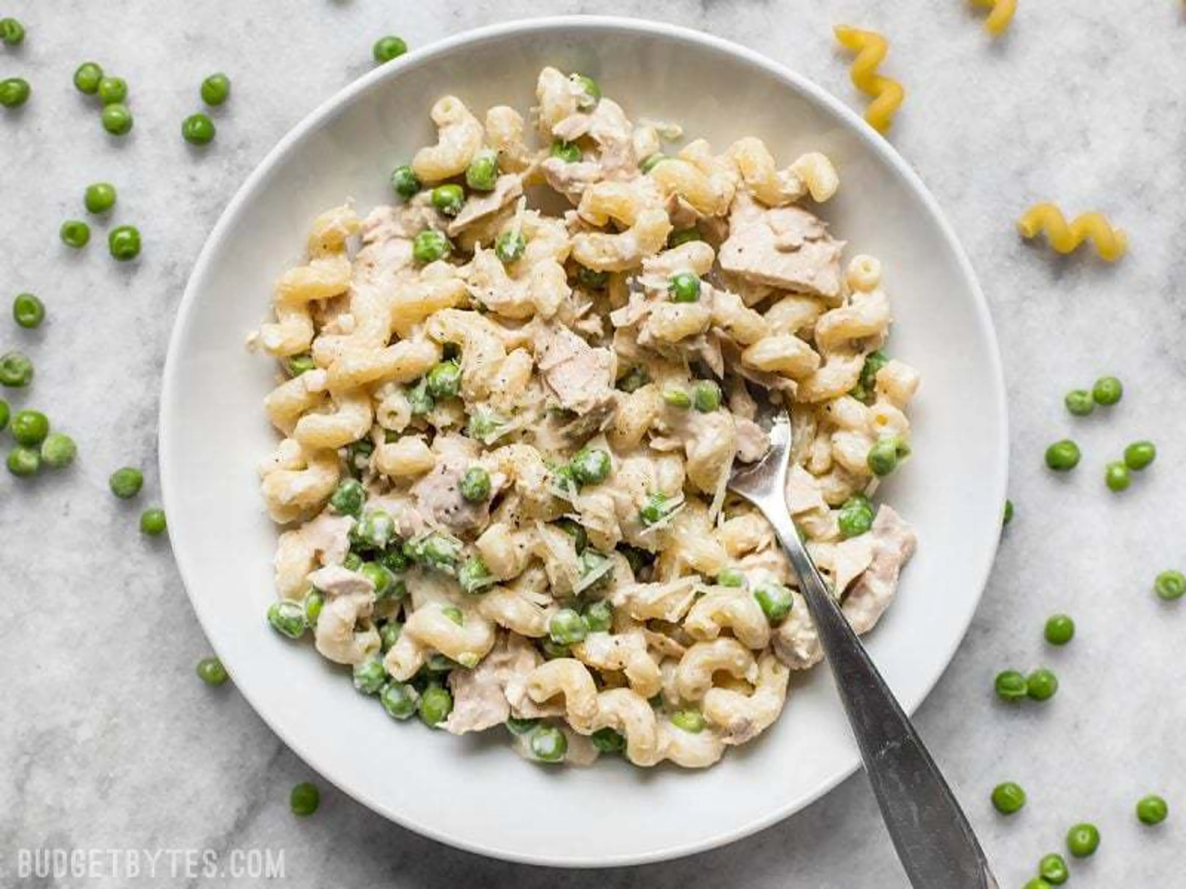 Creamy Tuna Pasta with Peas