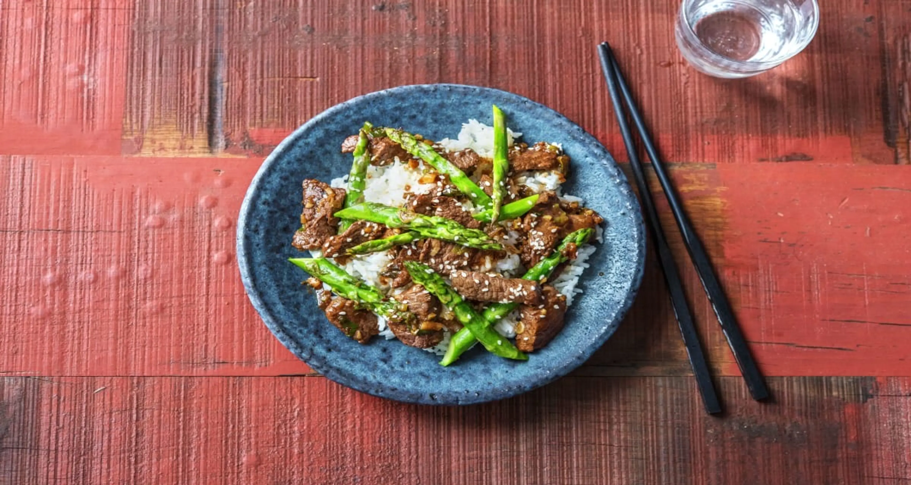 Ginger Beef Stir-Fry with Snappy Asparagus