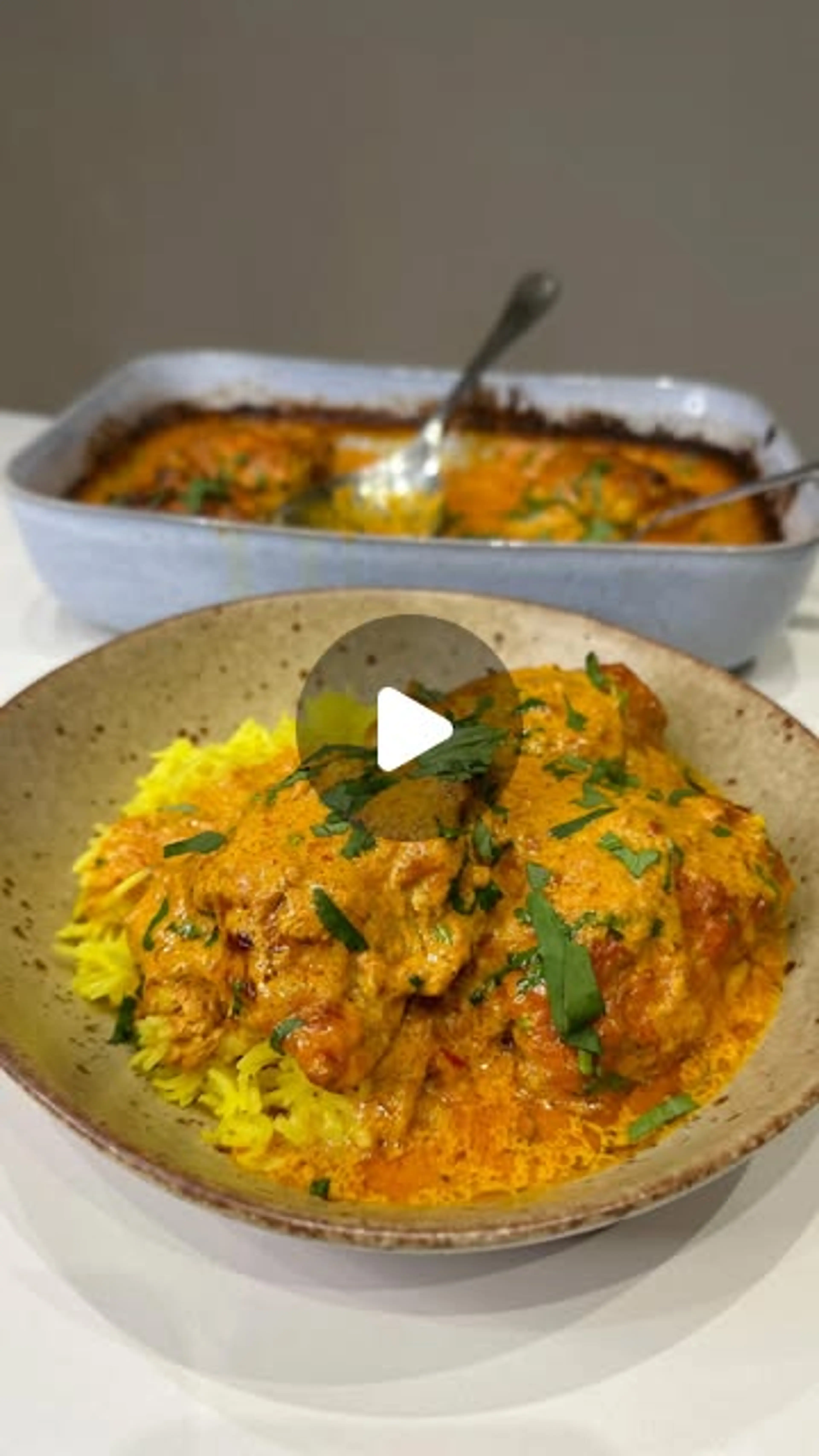 One Pan Baked Butter Chicken