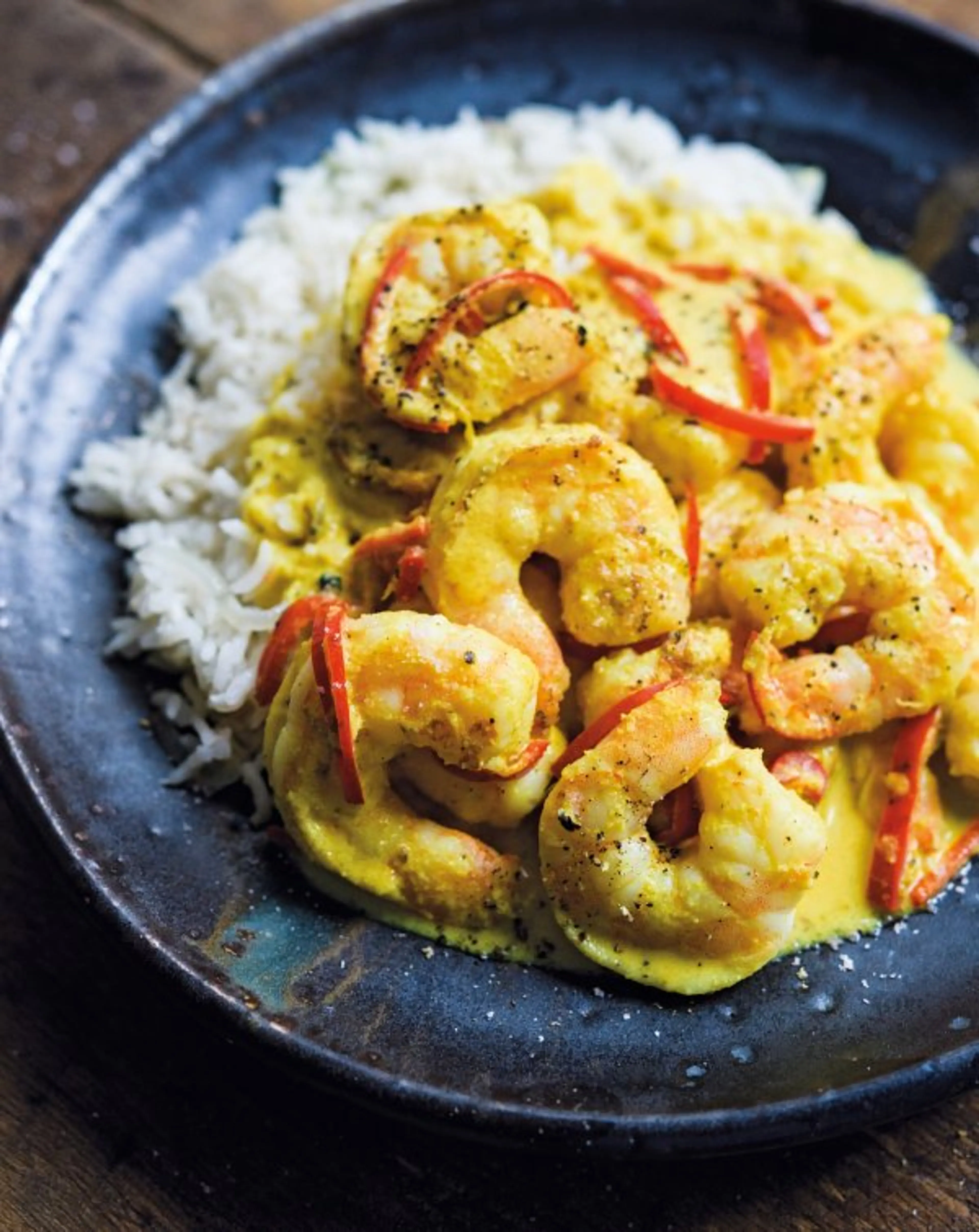 Coconut–Lemon Grass Shrimp