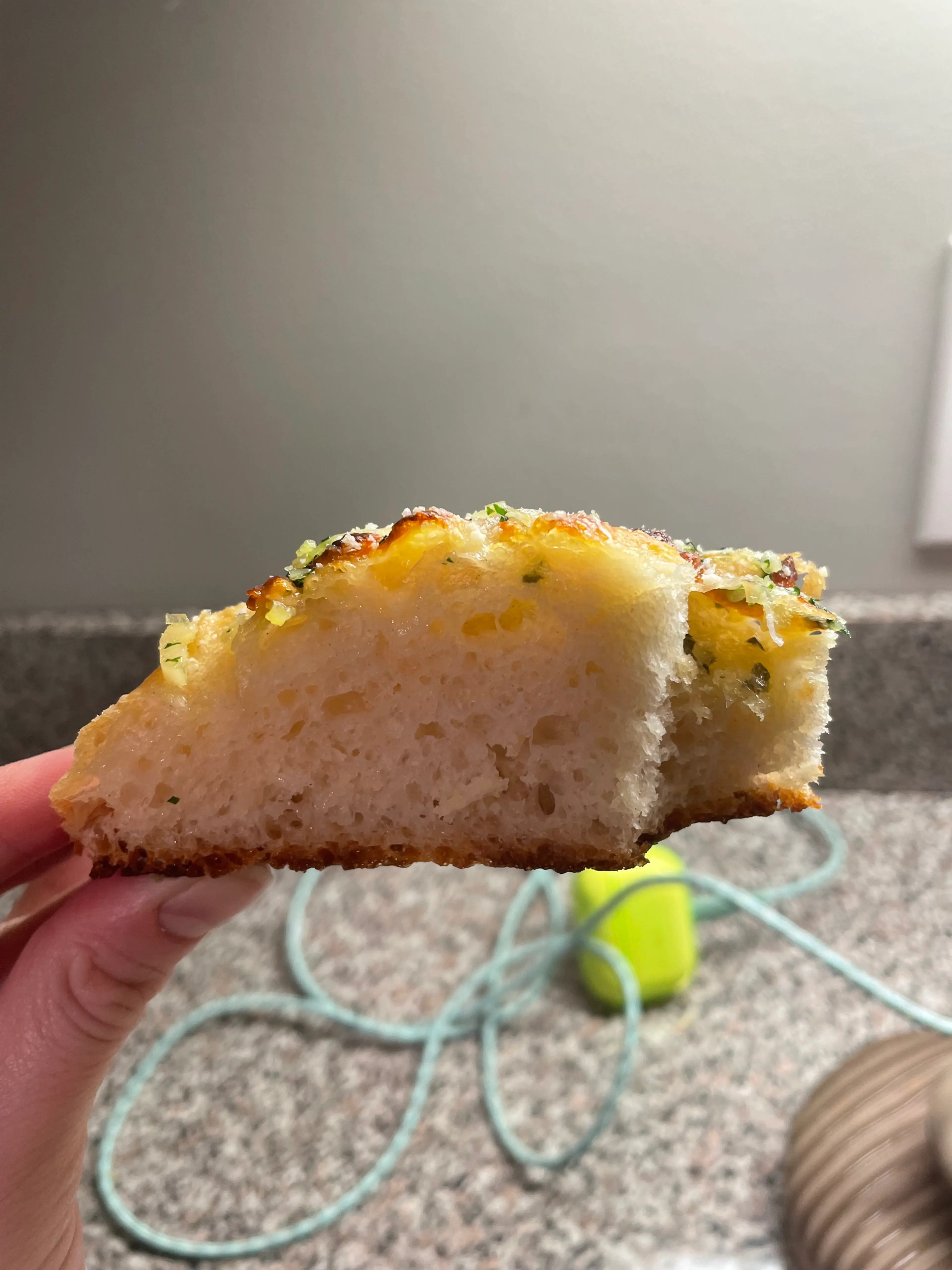 Garlic Butter And Cheese Stuffed Focaccia