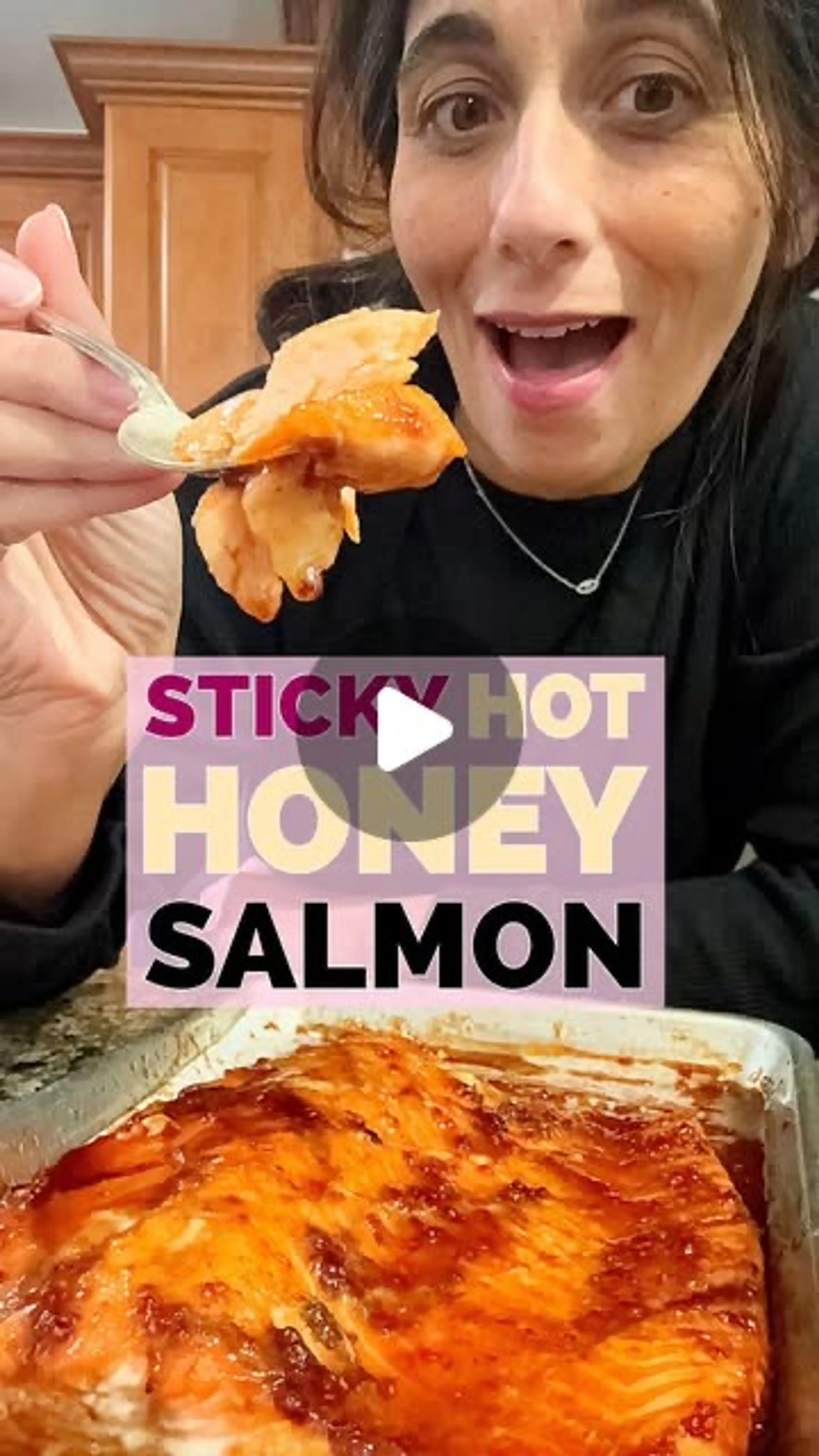 Sticky Hot Honey Salmon