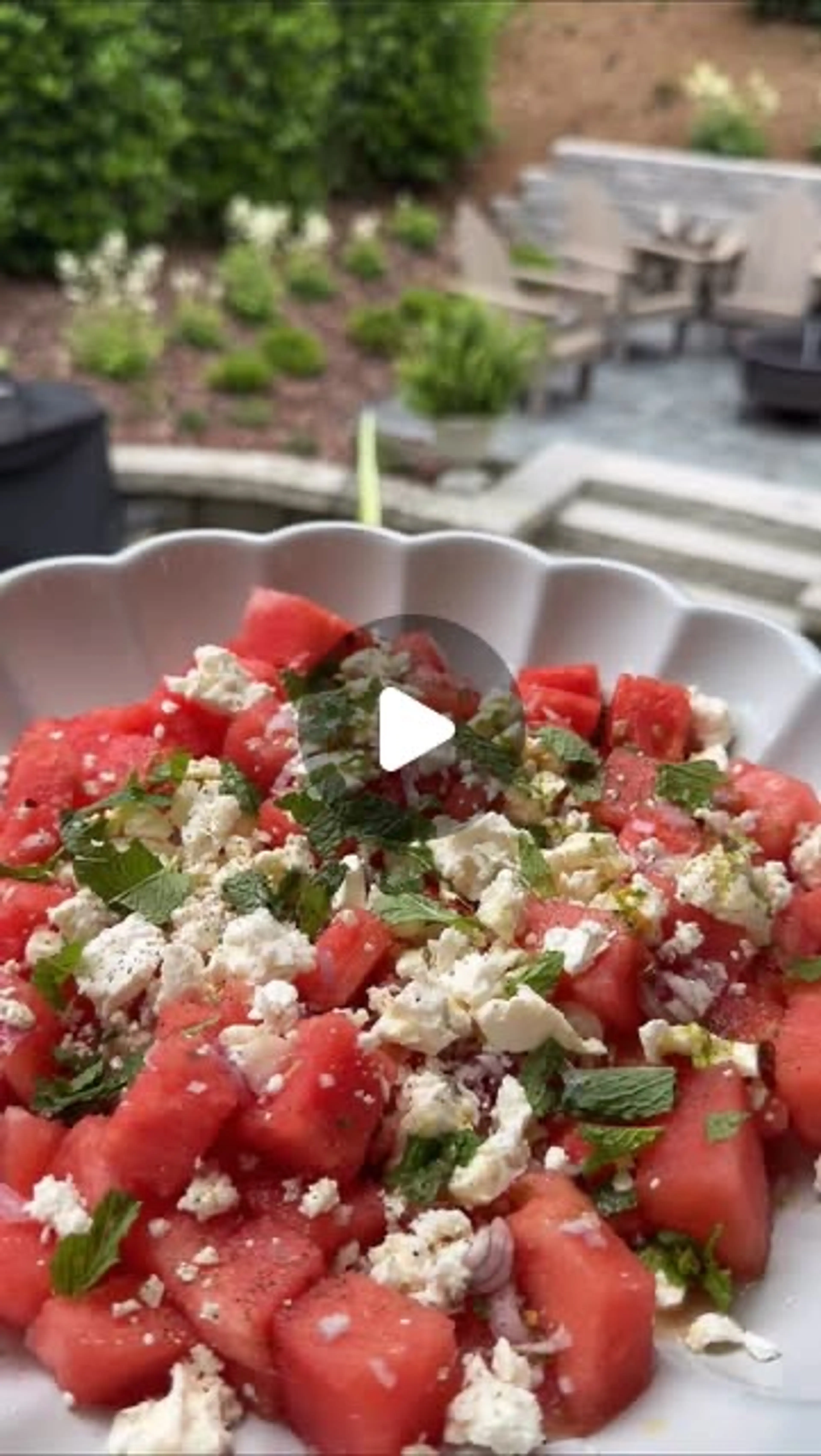Watermelon Feta Salad with a Zesty Lime Vinaigrette