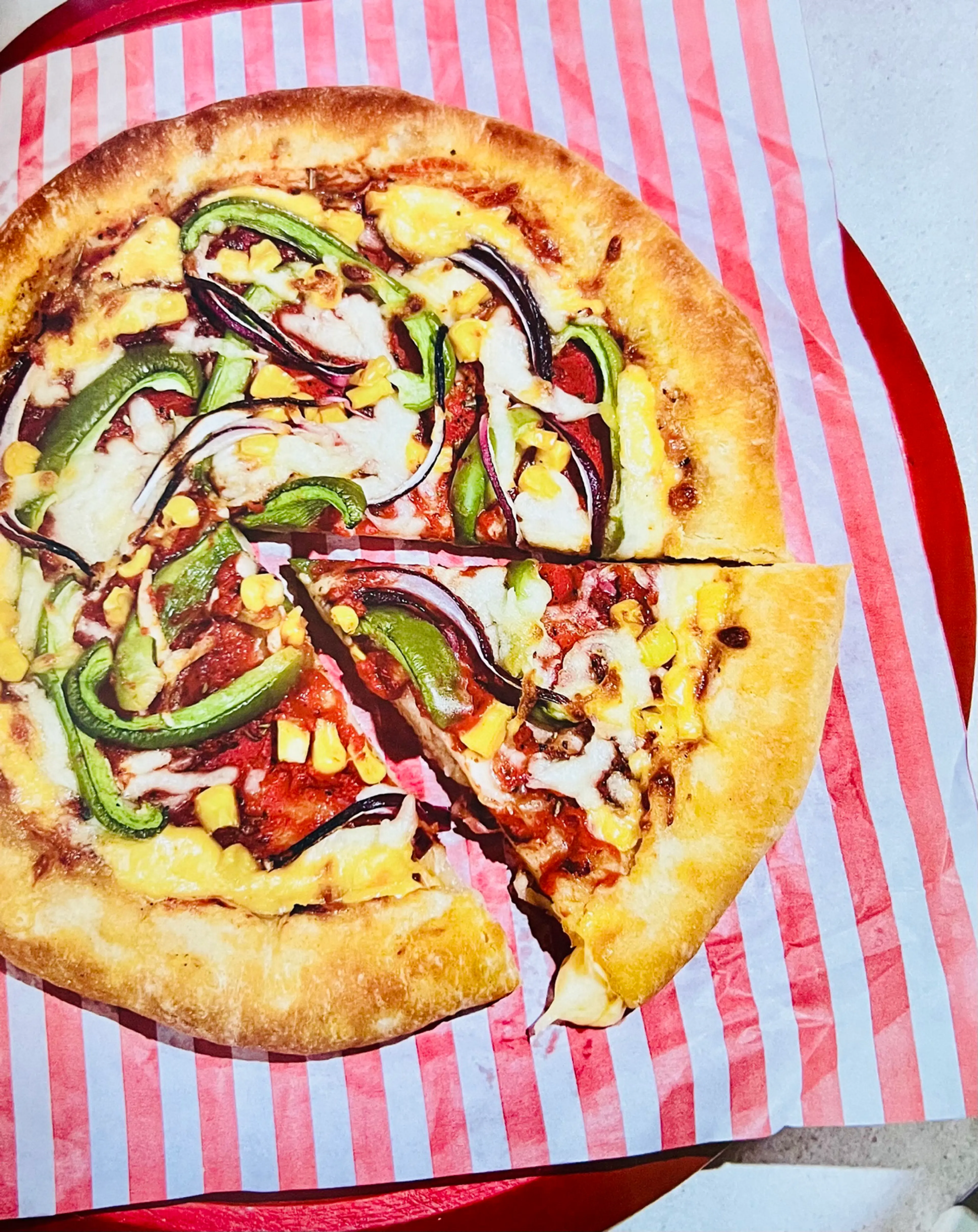 Stuffed Crust Veggie Feast Pizza