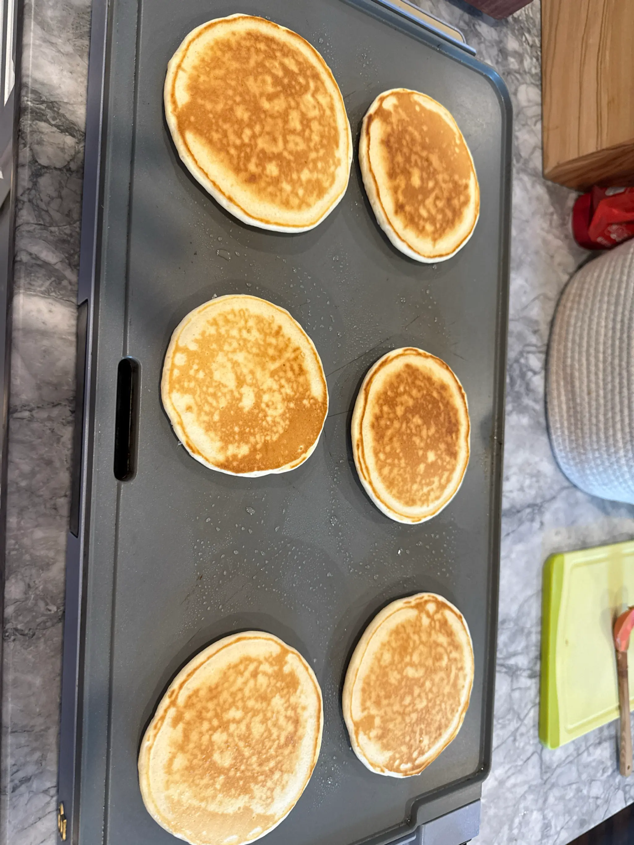 Homemade pancakes