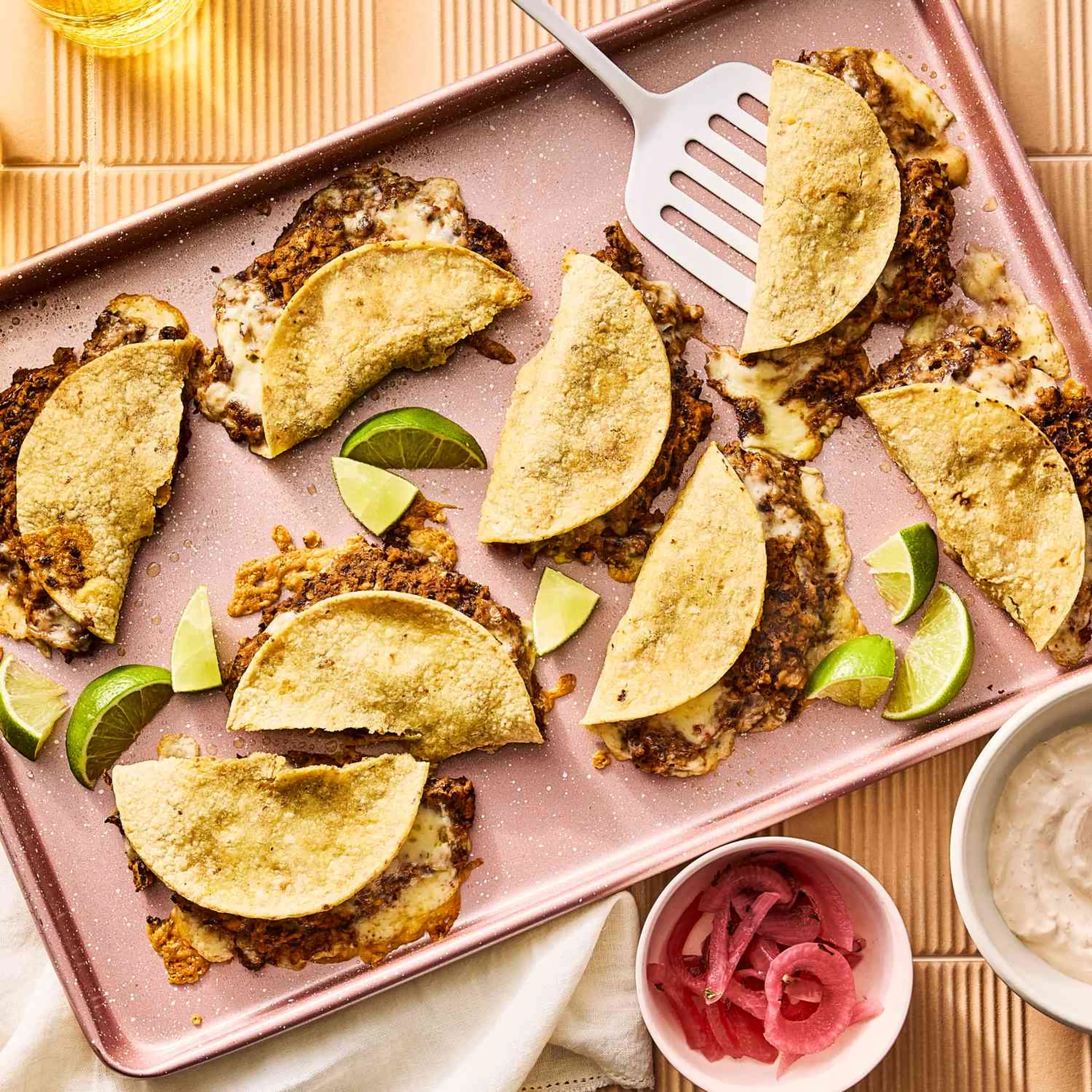 Crispy Sheet-Pan Black Bean Tacos