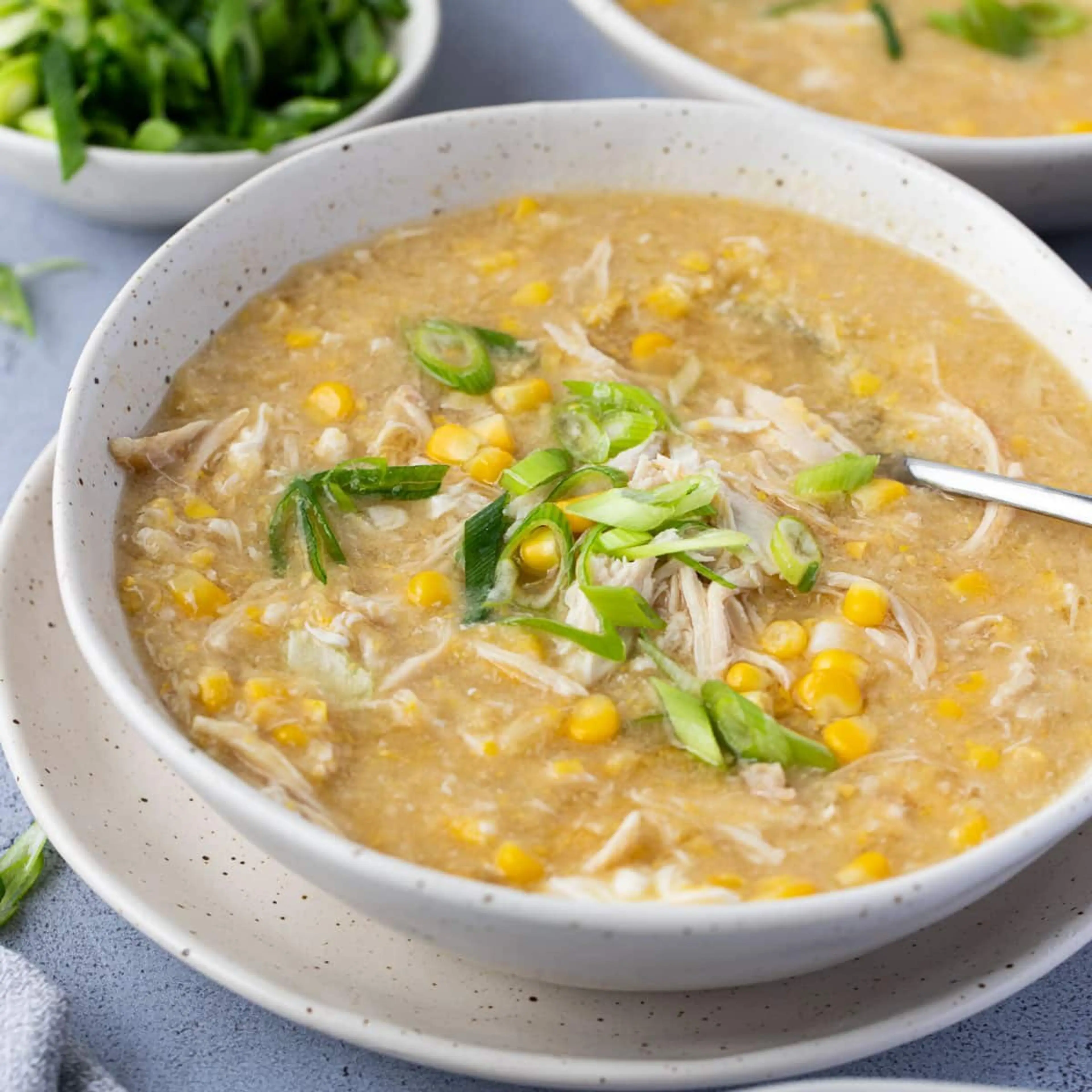 Quick Chicken and Corn Soup