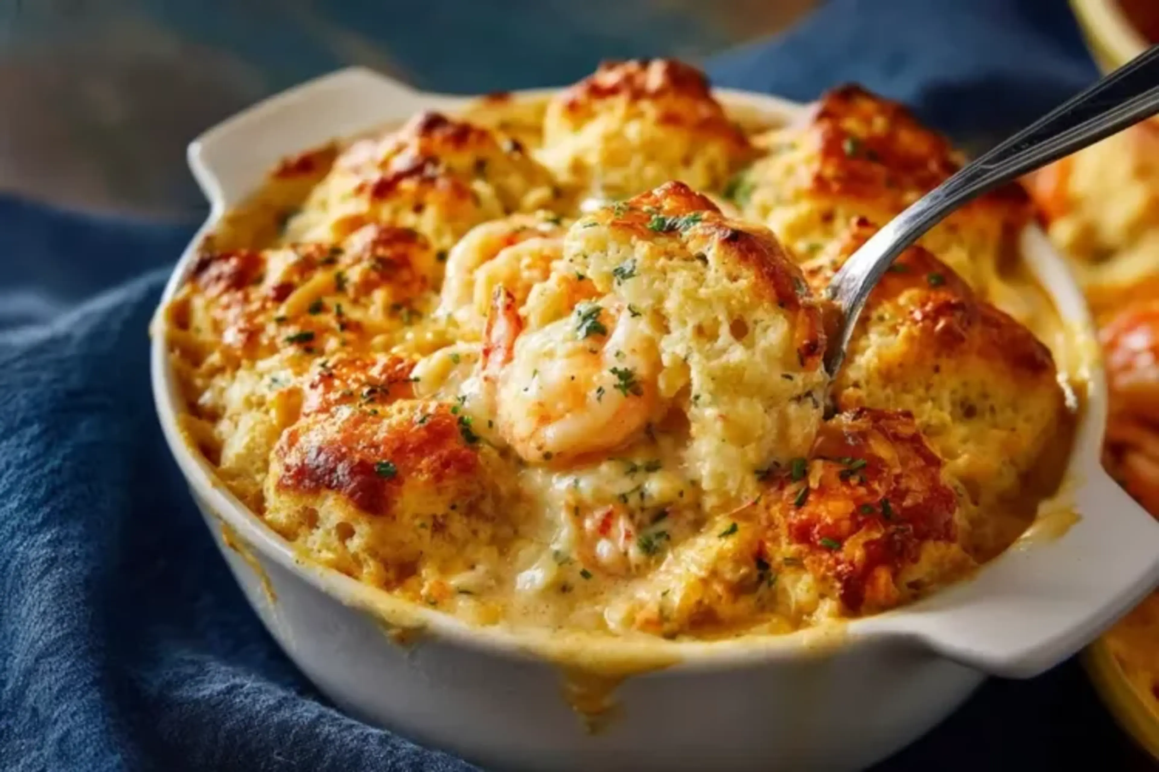 Cheddar Bay Biscuit Seafood Pot Pie