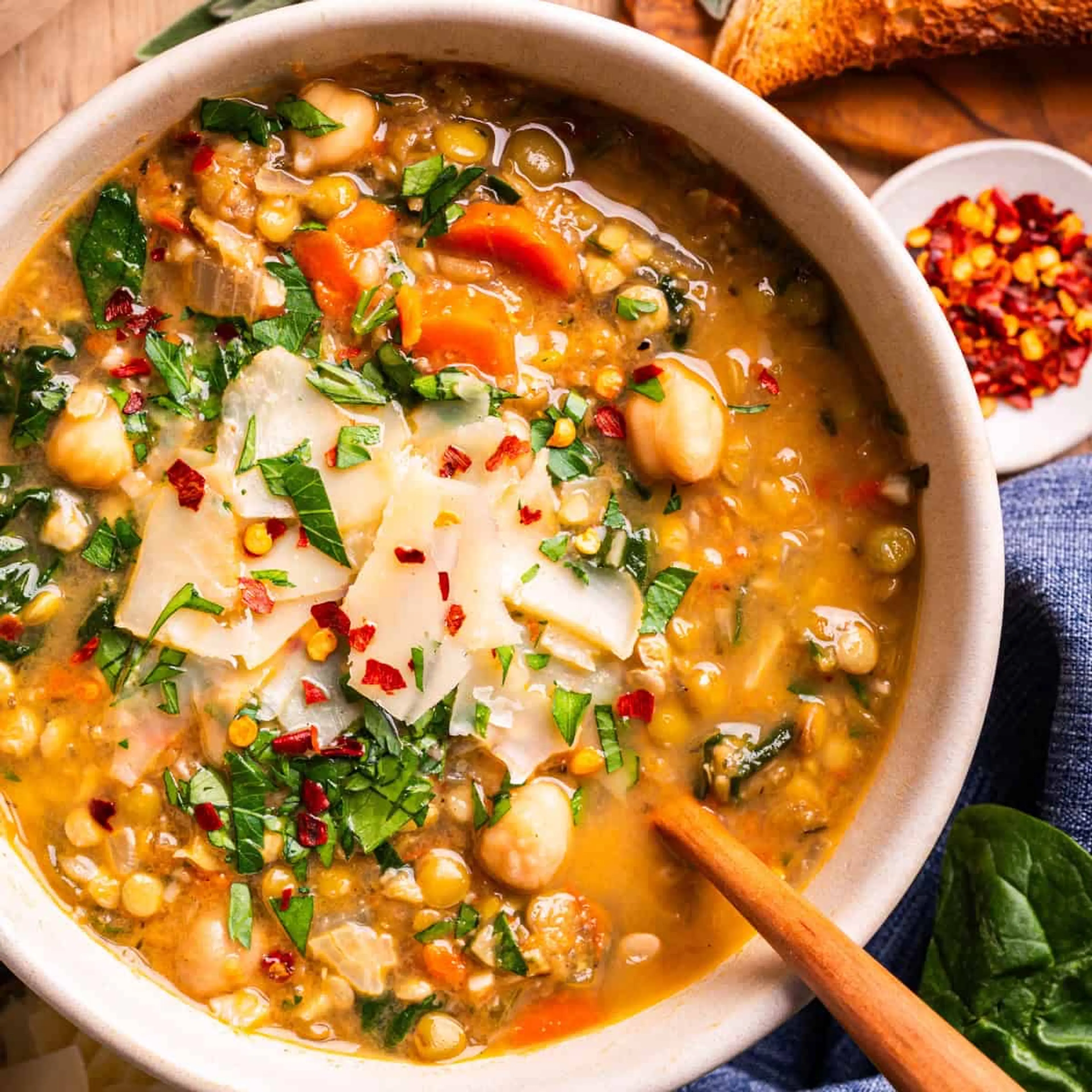 Easy Lentil Soup (High-Protein)