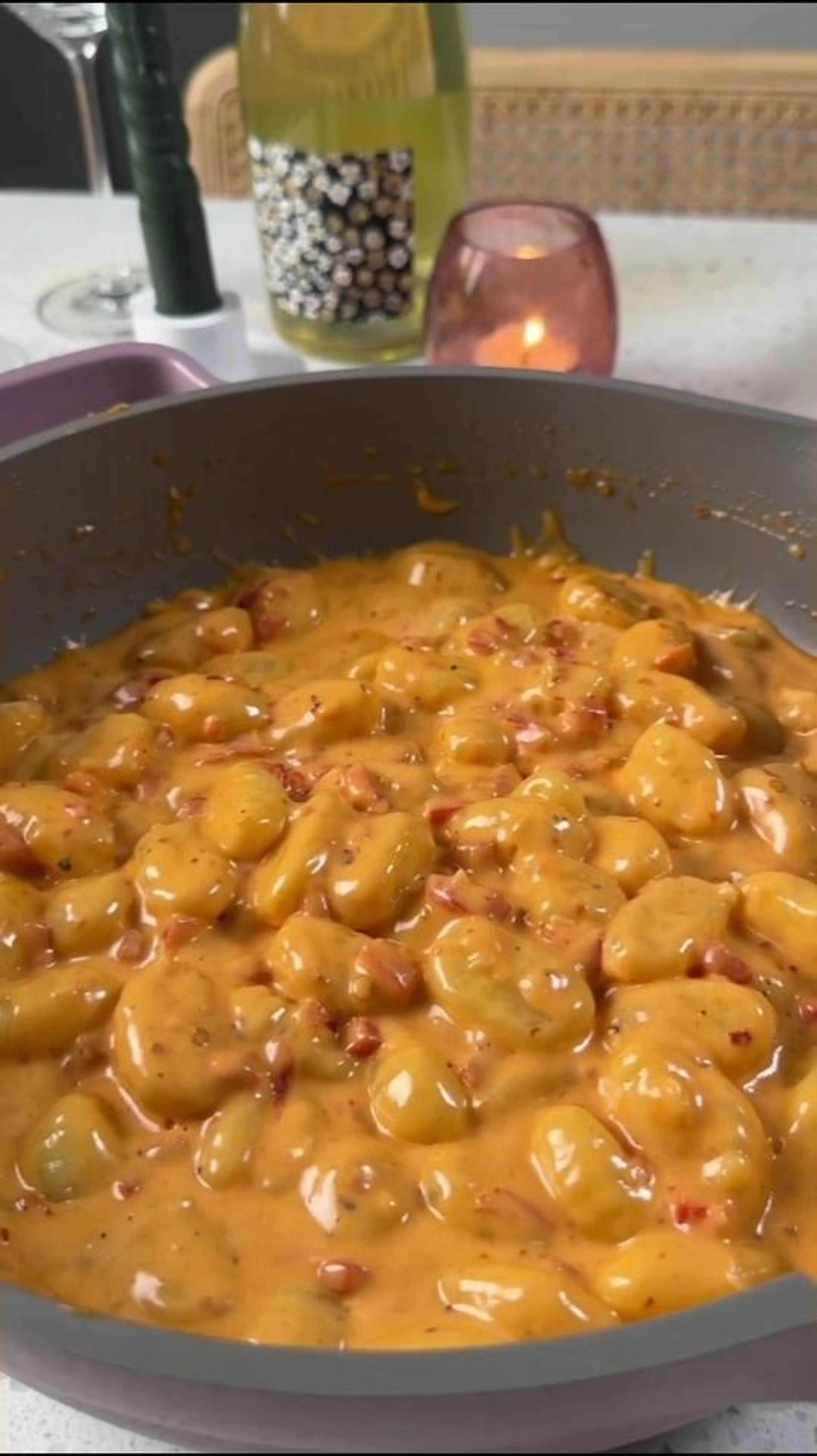 Gnocchis Épicé au Piment Rôti