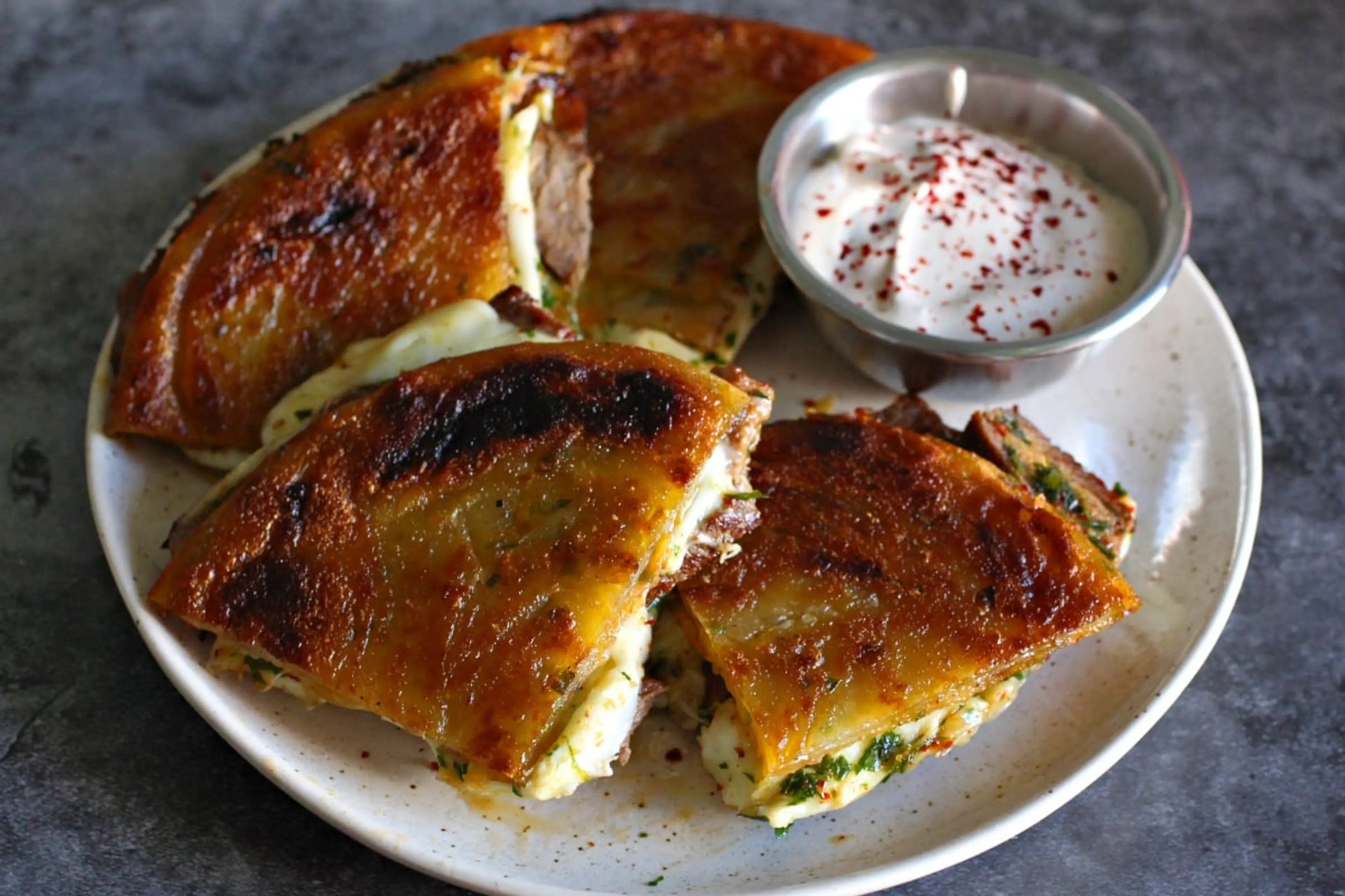 Scallion Pancake Quesadilla