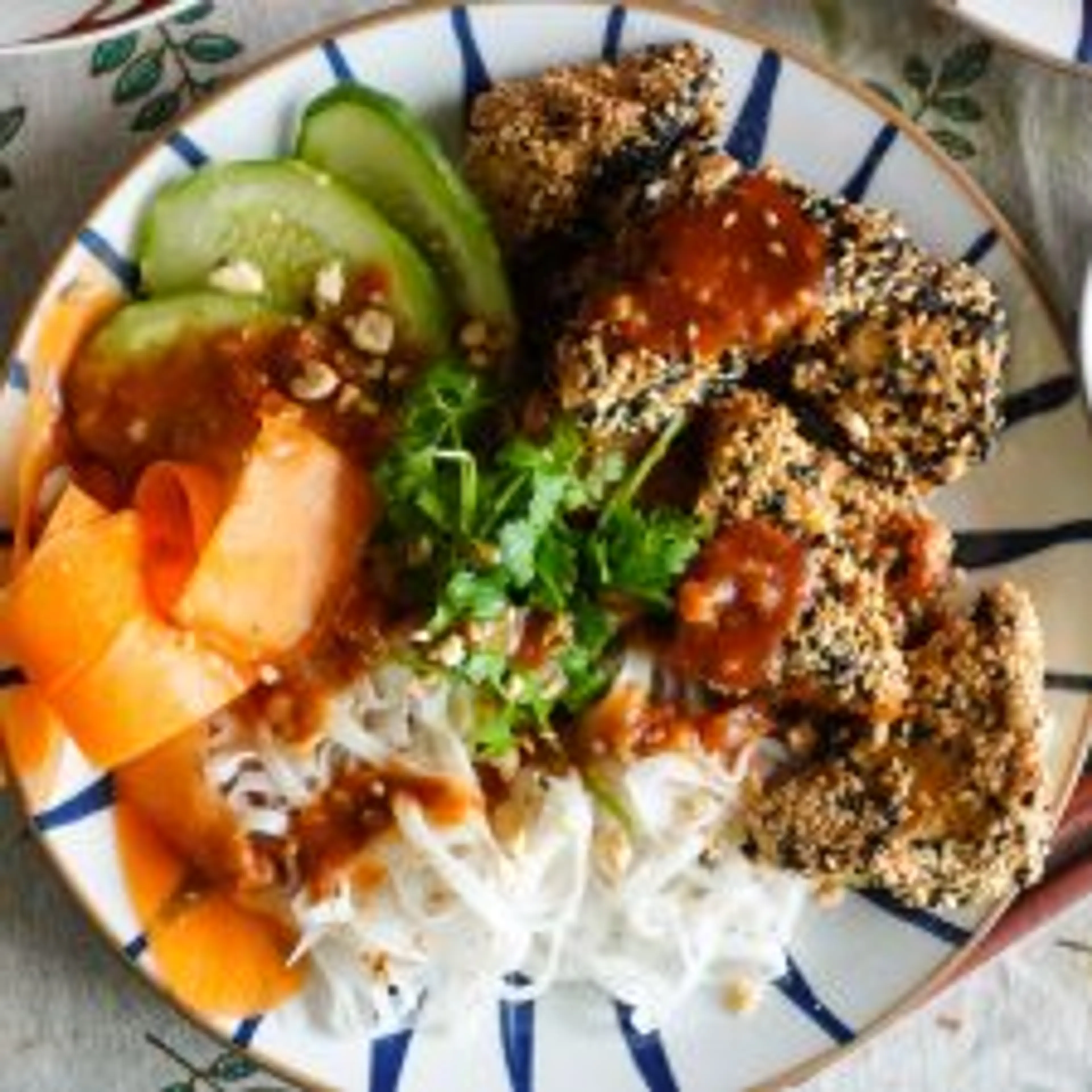 Sesame Spring Roll Bowl