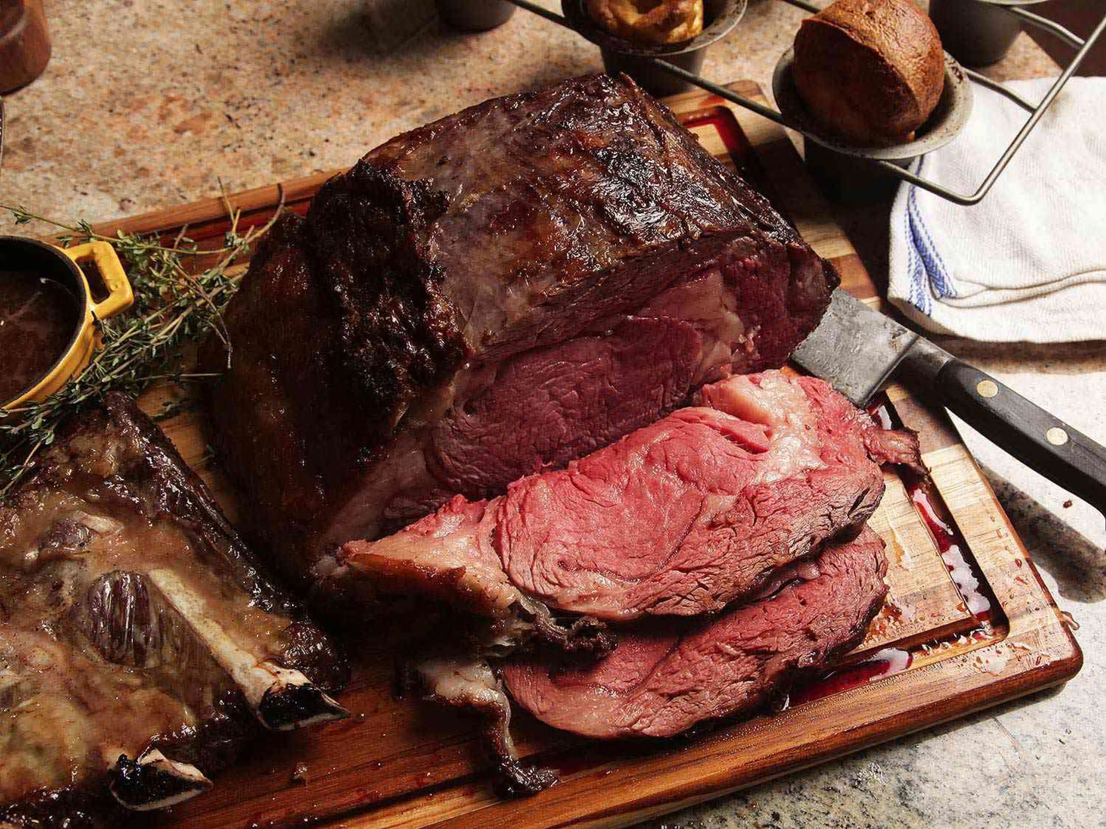 Perfect Prime Rib With Red Wine Jus Recipe