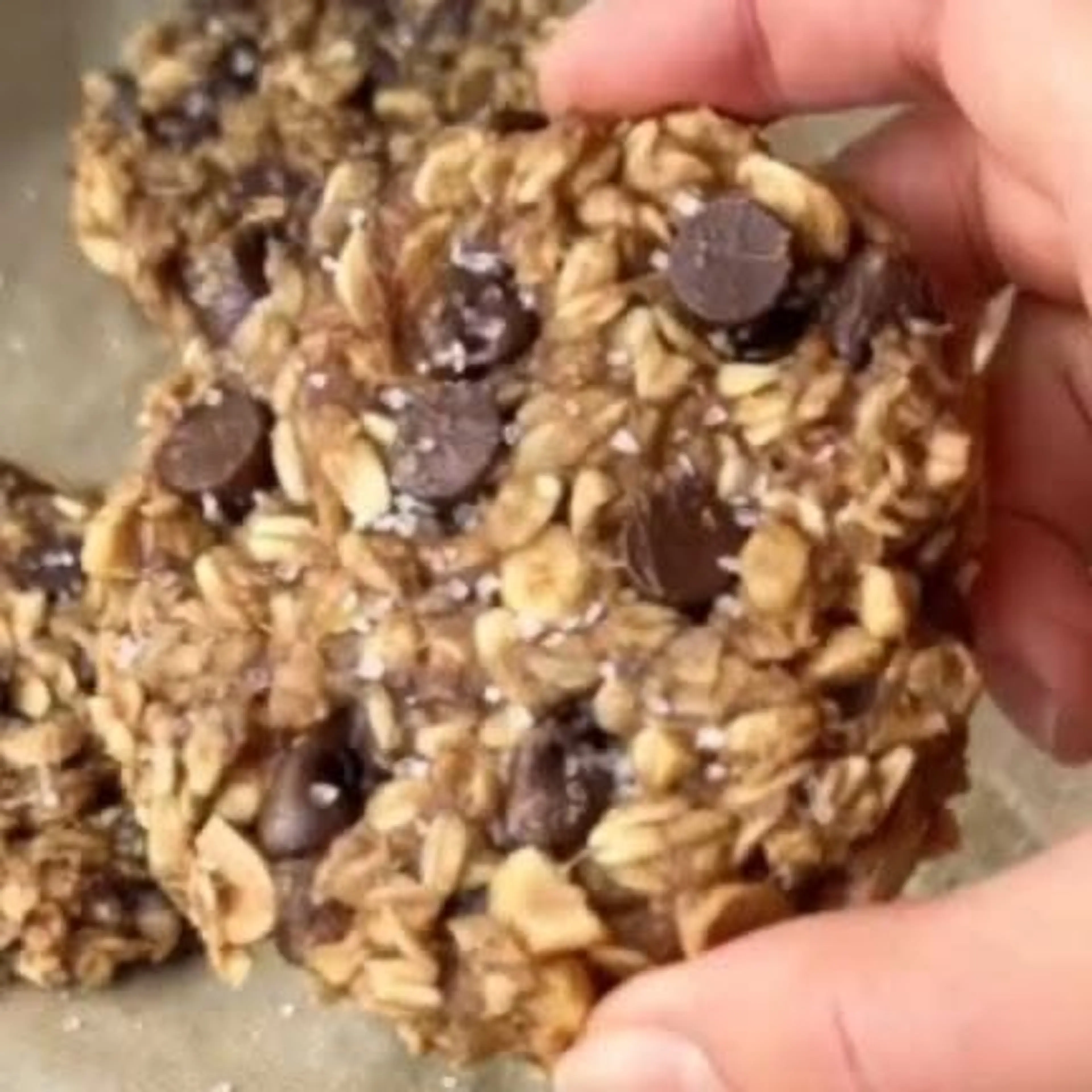Banana Oat Pb Cookies