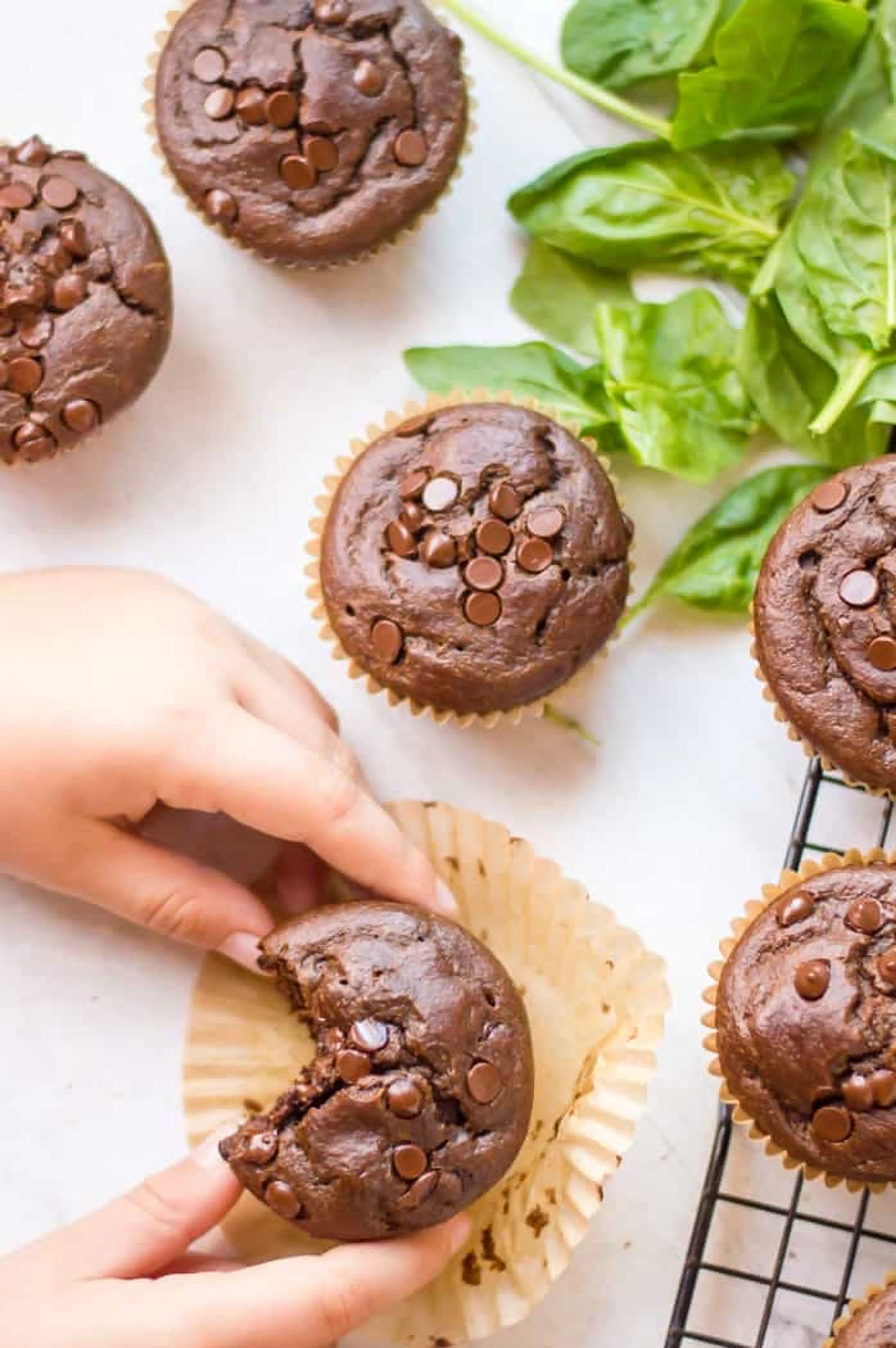 Chocolate Muffins with Veggies