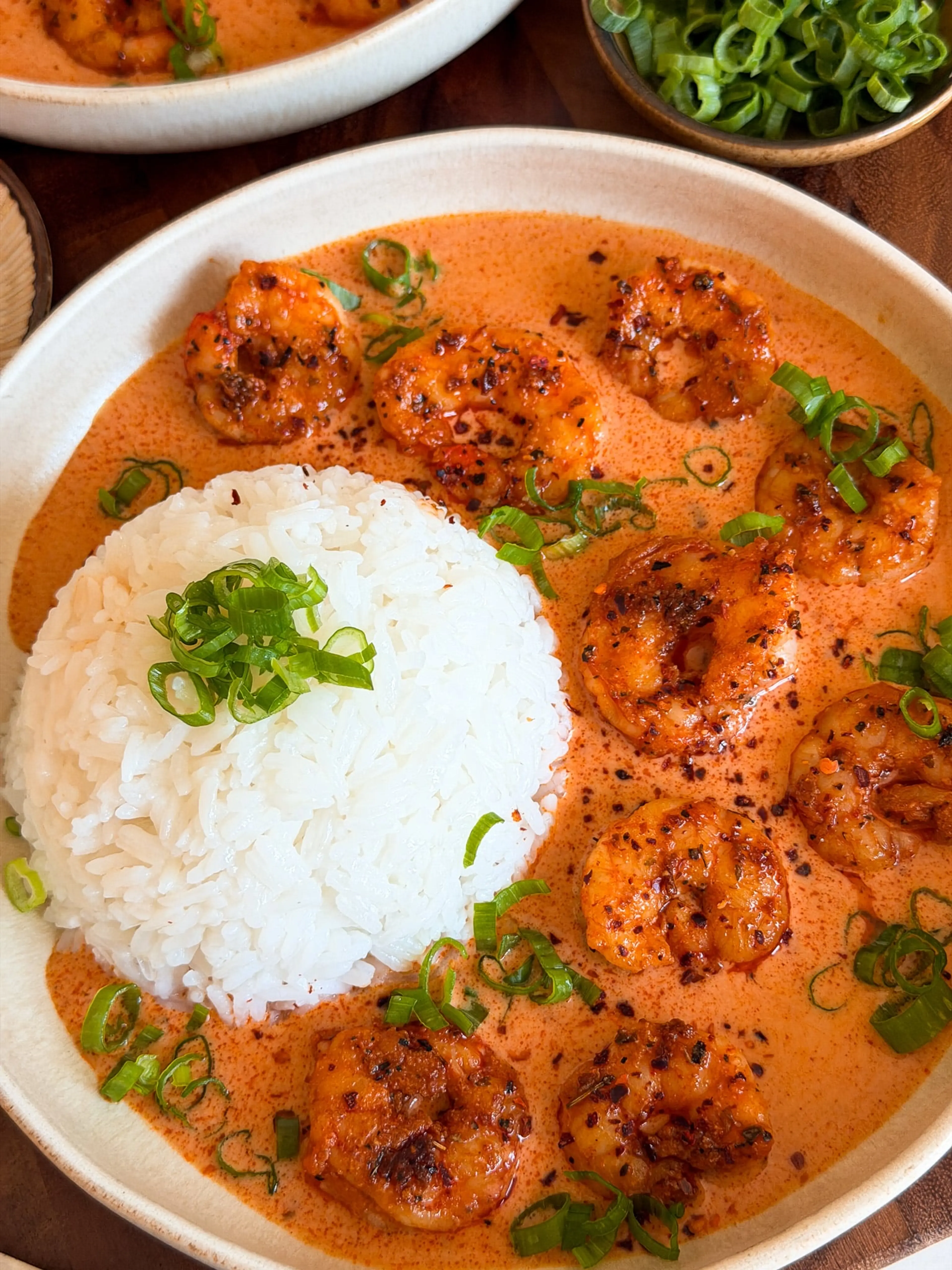 Creamy Coconut Gochujang Shrimp