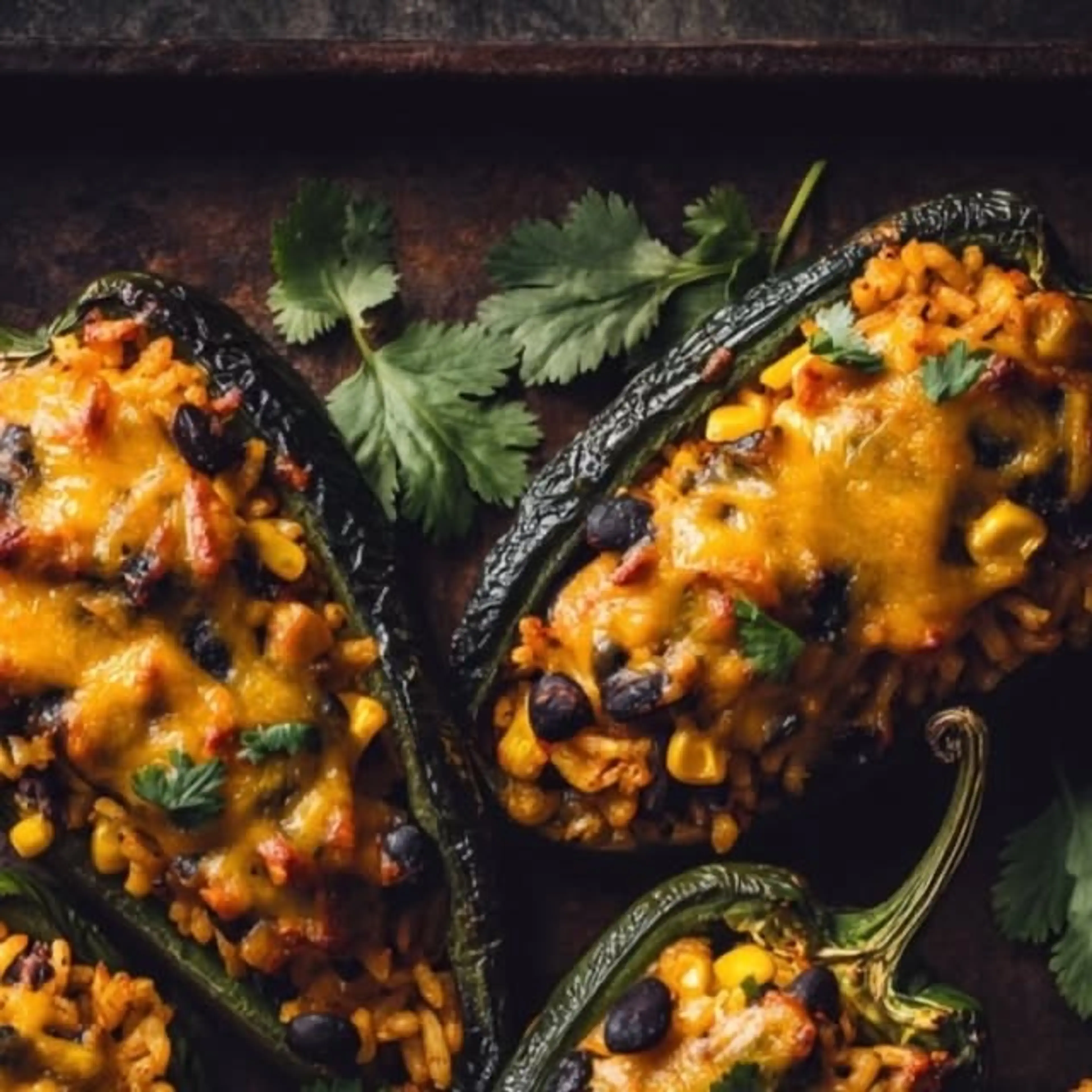 Stuffed Poblano Peppers