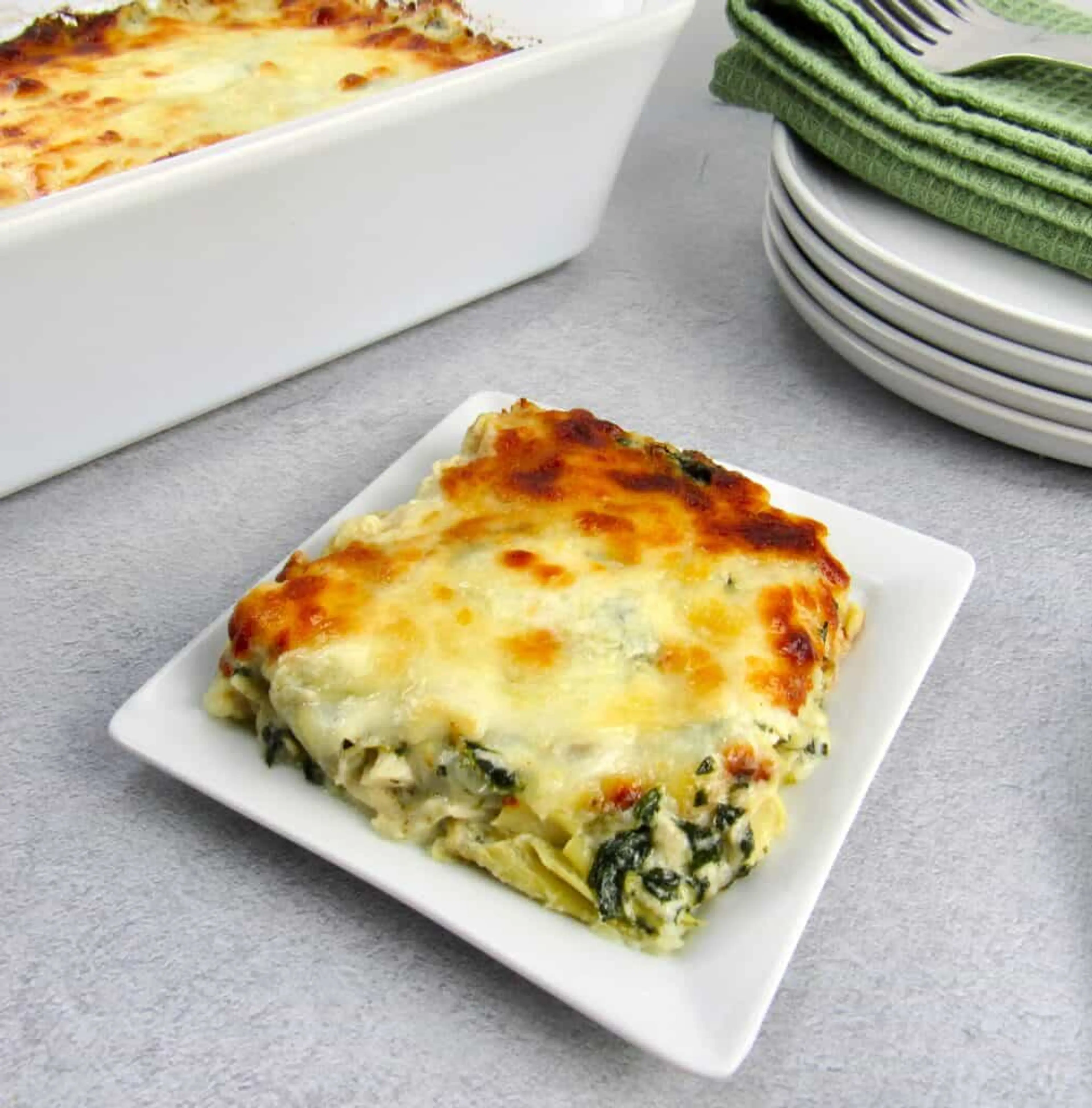 Spinach Artichoke Chicken Casserole (Keto)