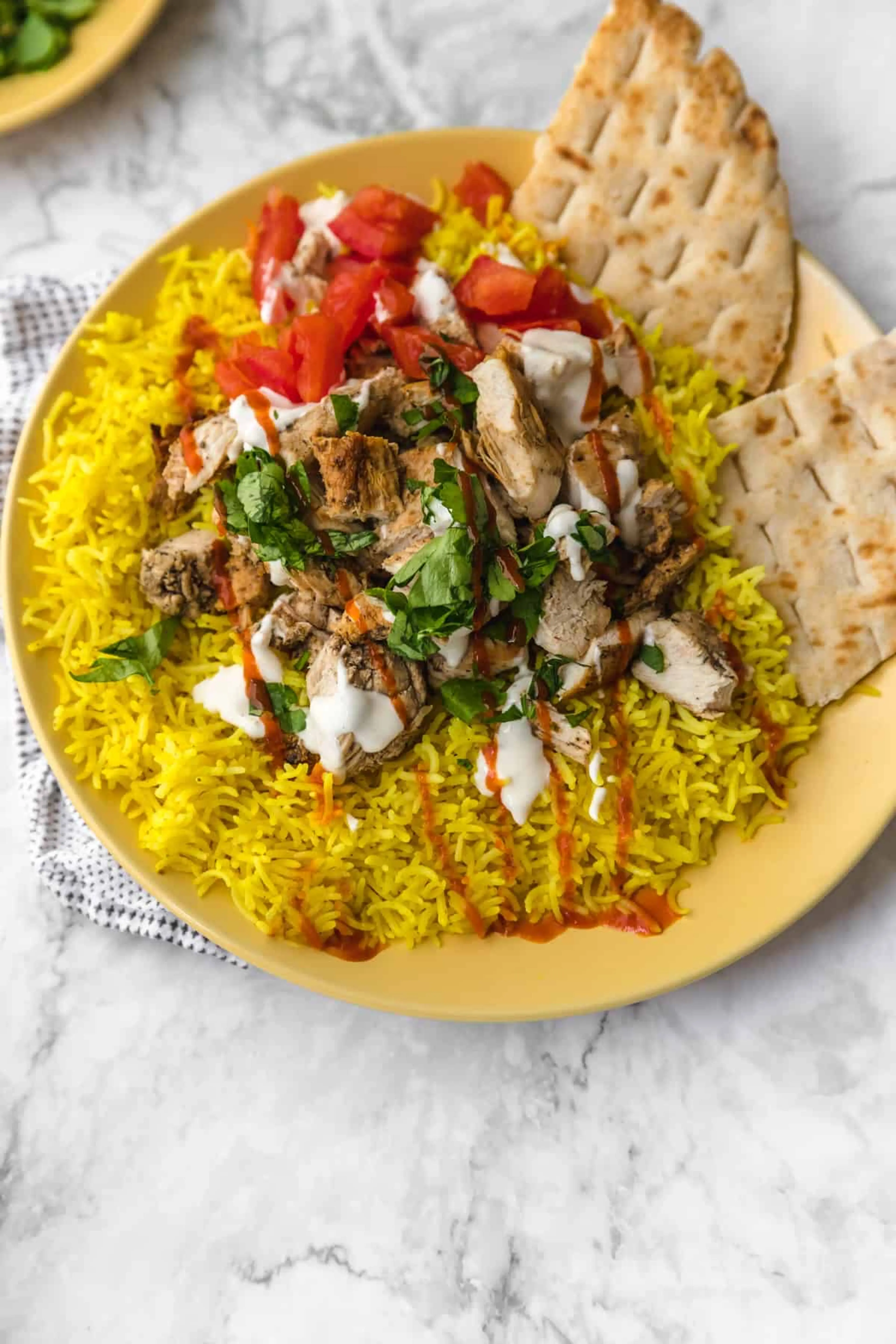 Halal Guys Chicken and Rice