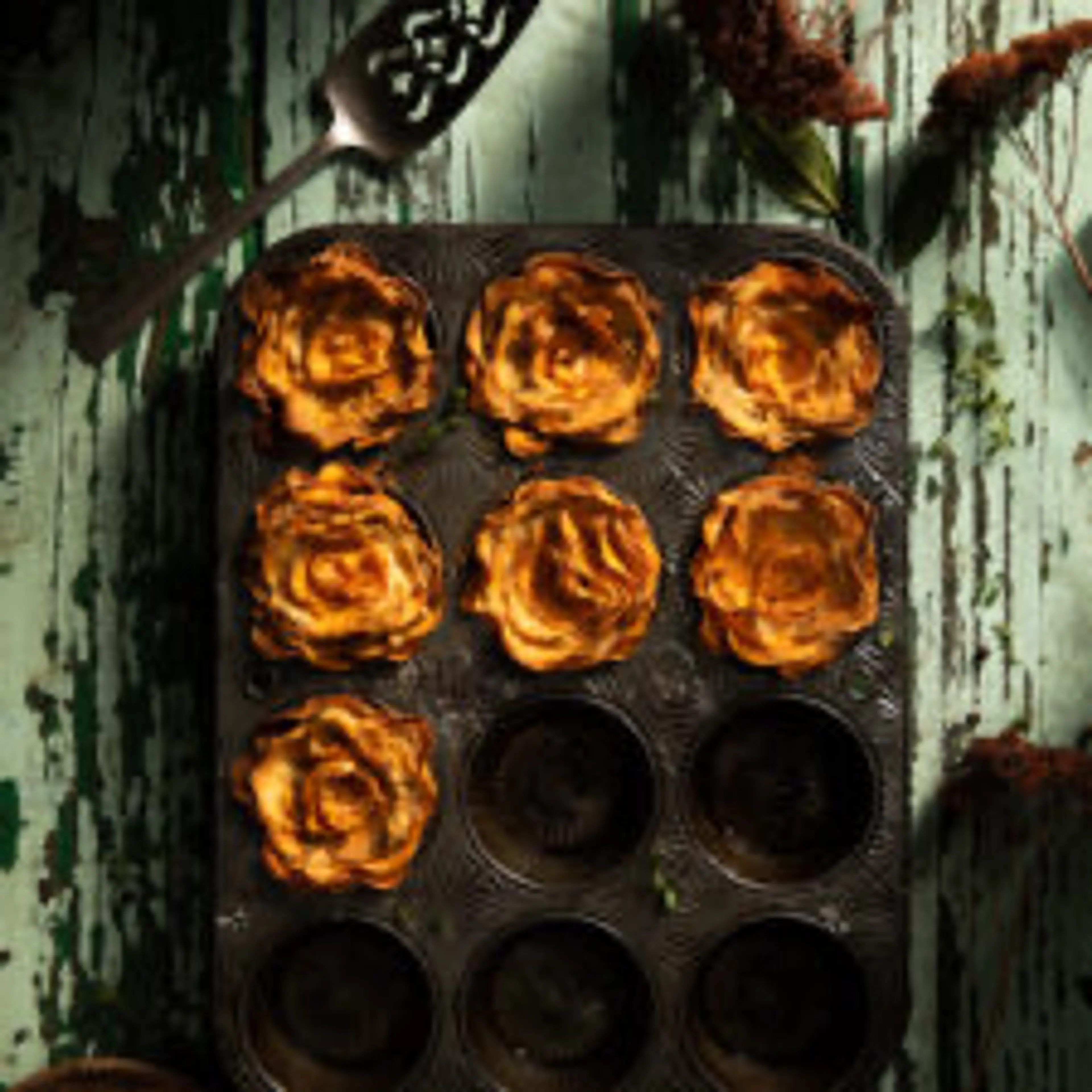 Sweet Potato Rosettes